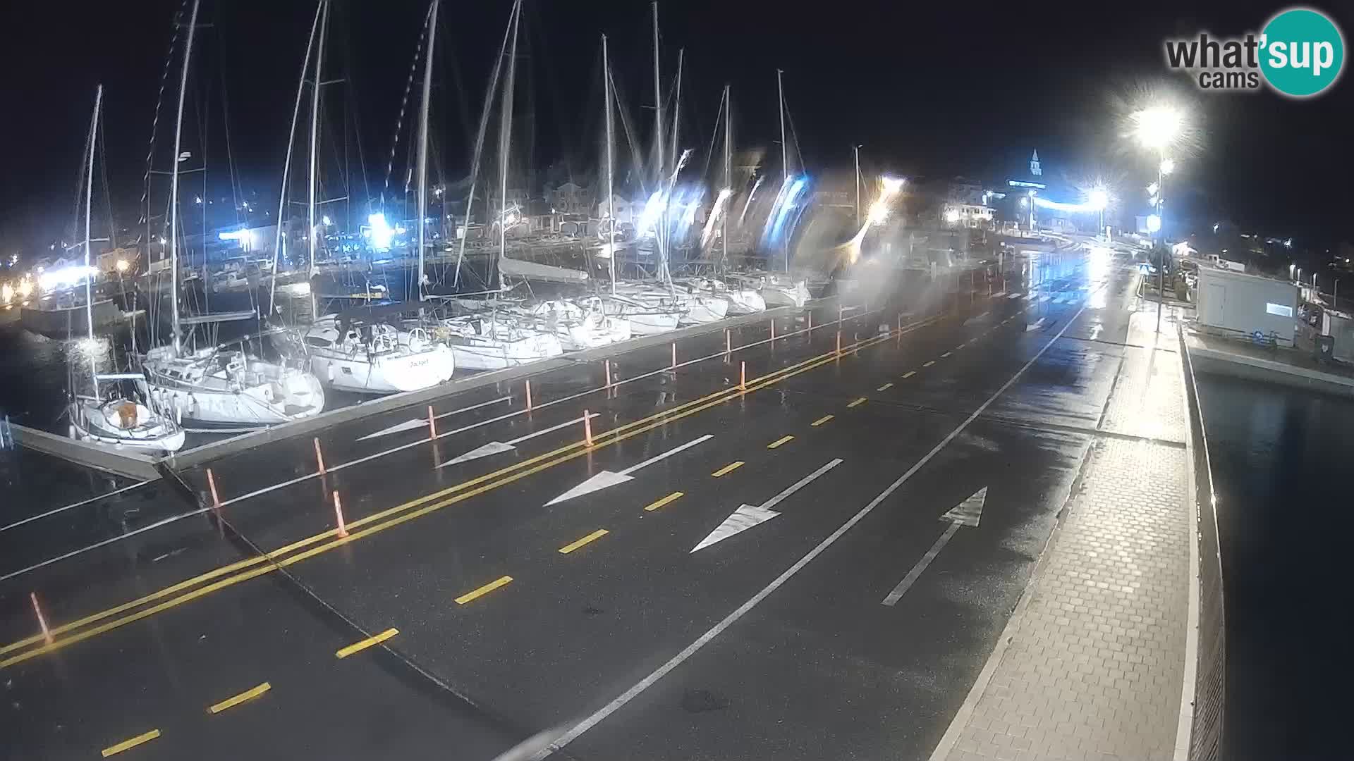 Dalmatie Tkon Traversier – webcams Croatie