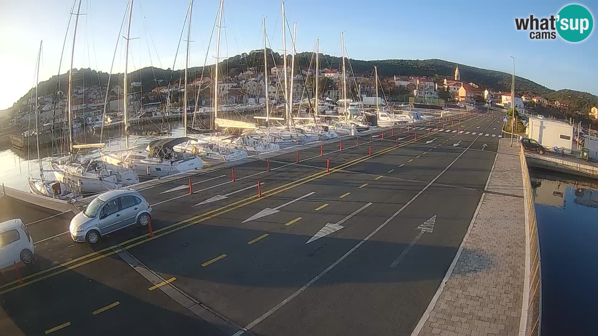 Dalmacia Tkon Transportar- webcams Croacia