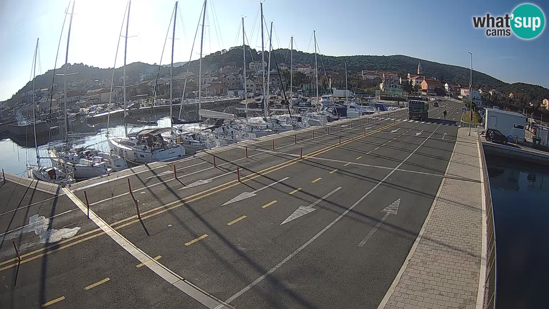 Dalmacia Tkon Transportar- webcams Croacia