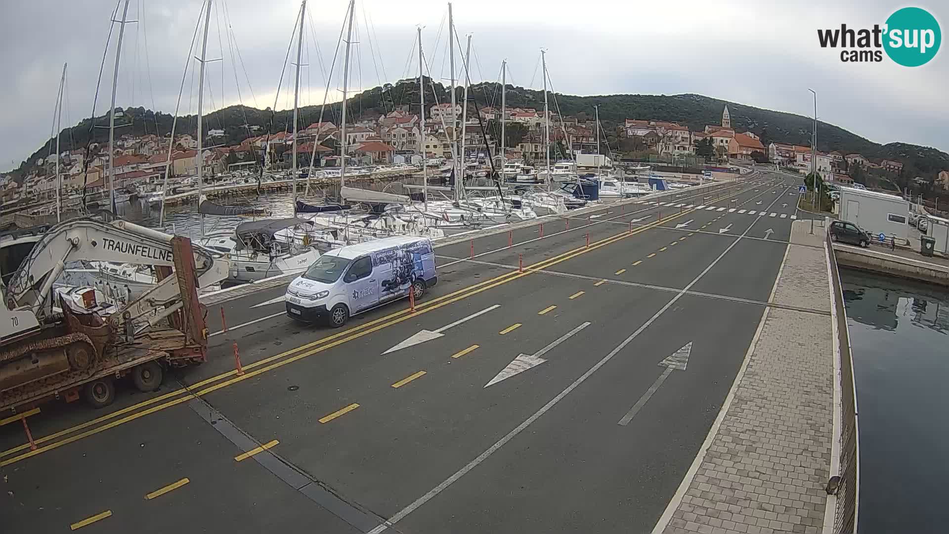 Dalmacia Tkon Transportar- webcams Croacia