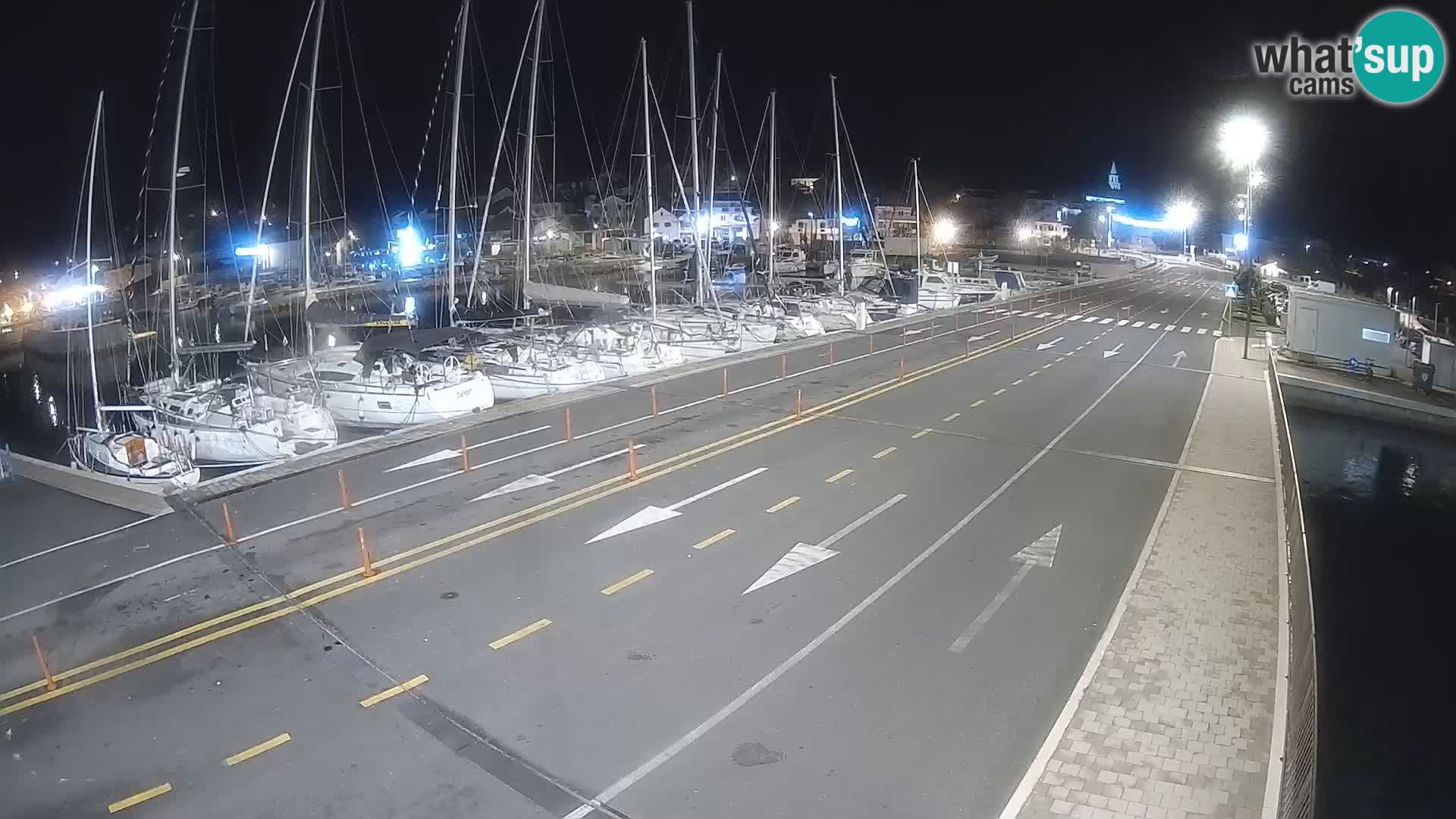 Dalmatie Tkon Traversier – webcams Croatie