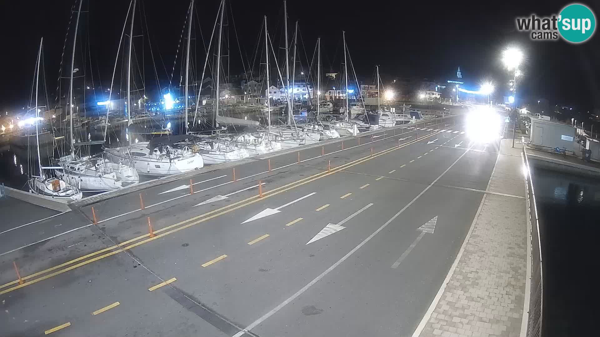 Dalmacia Tkon Transportar- webcams Croacia