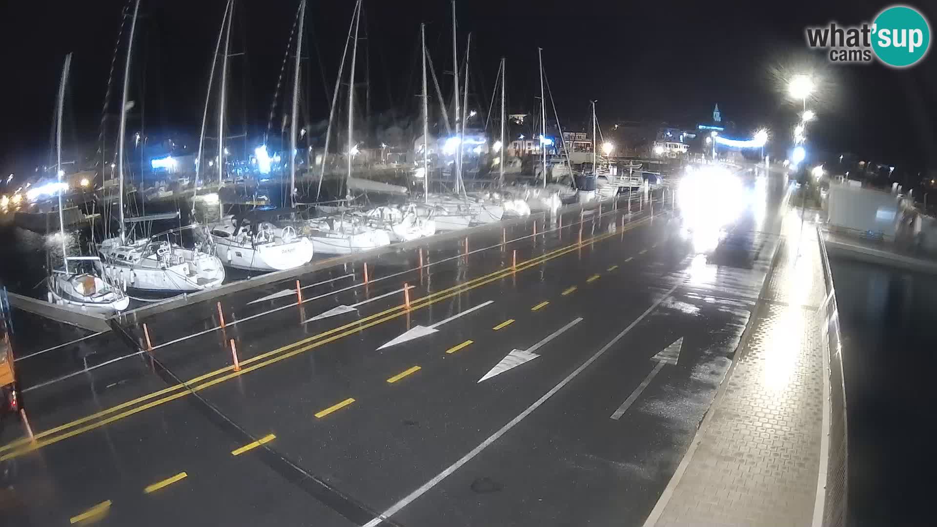 Dalmatie Tkon Traversier – webcams Croatie