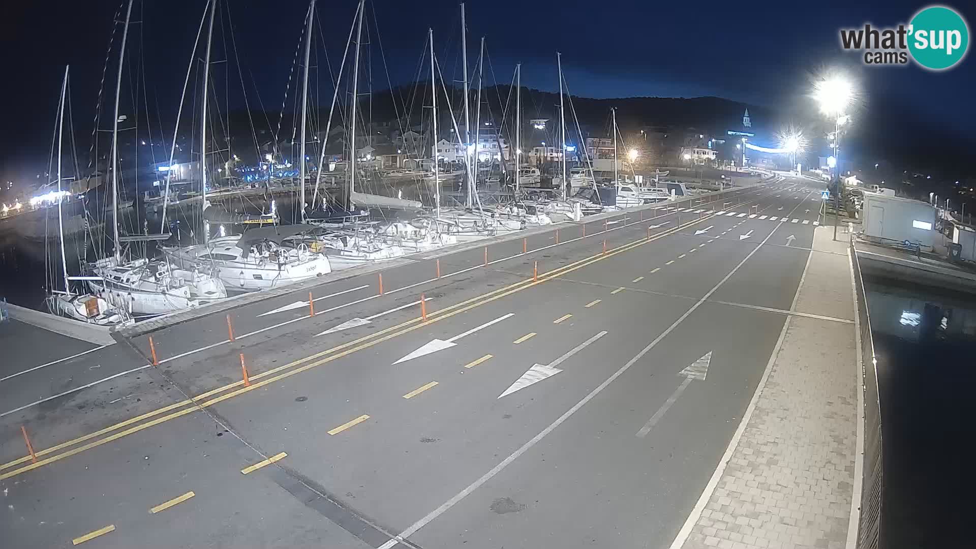 Dalmatie Tkon Traversier – webcams Croatie