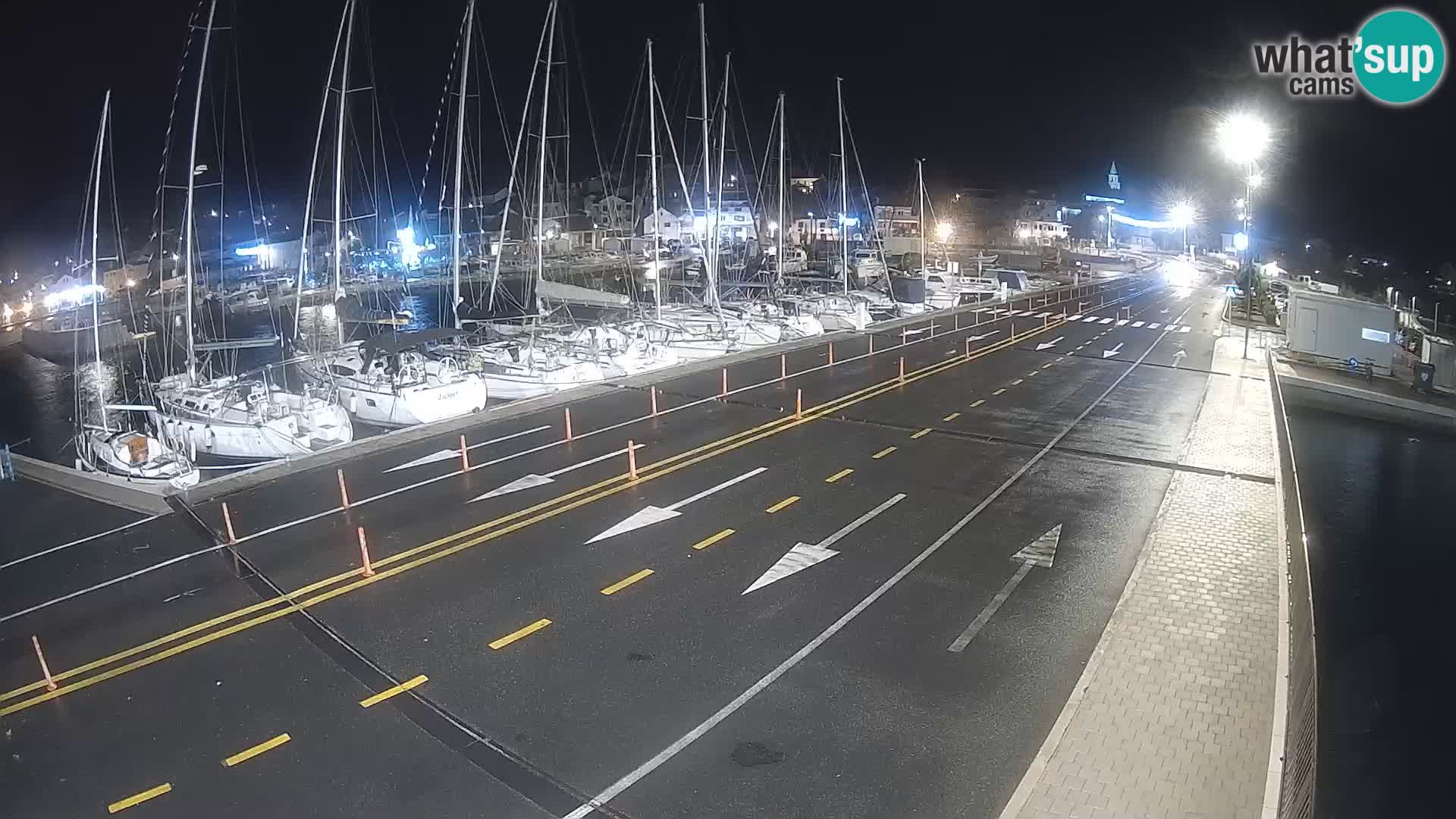 Dalmatie Tkon Traversier – webcams Croatie