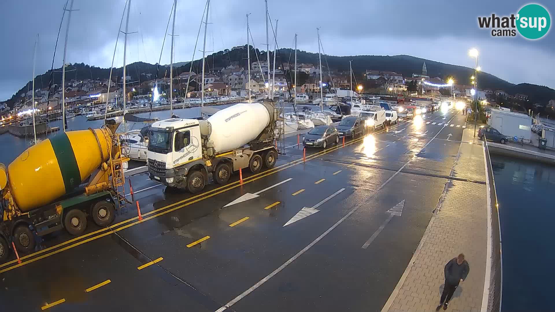 Dalmacija Trajekt Tkon – spletne kamere Hrvaška