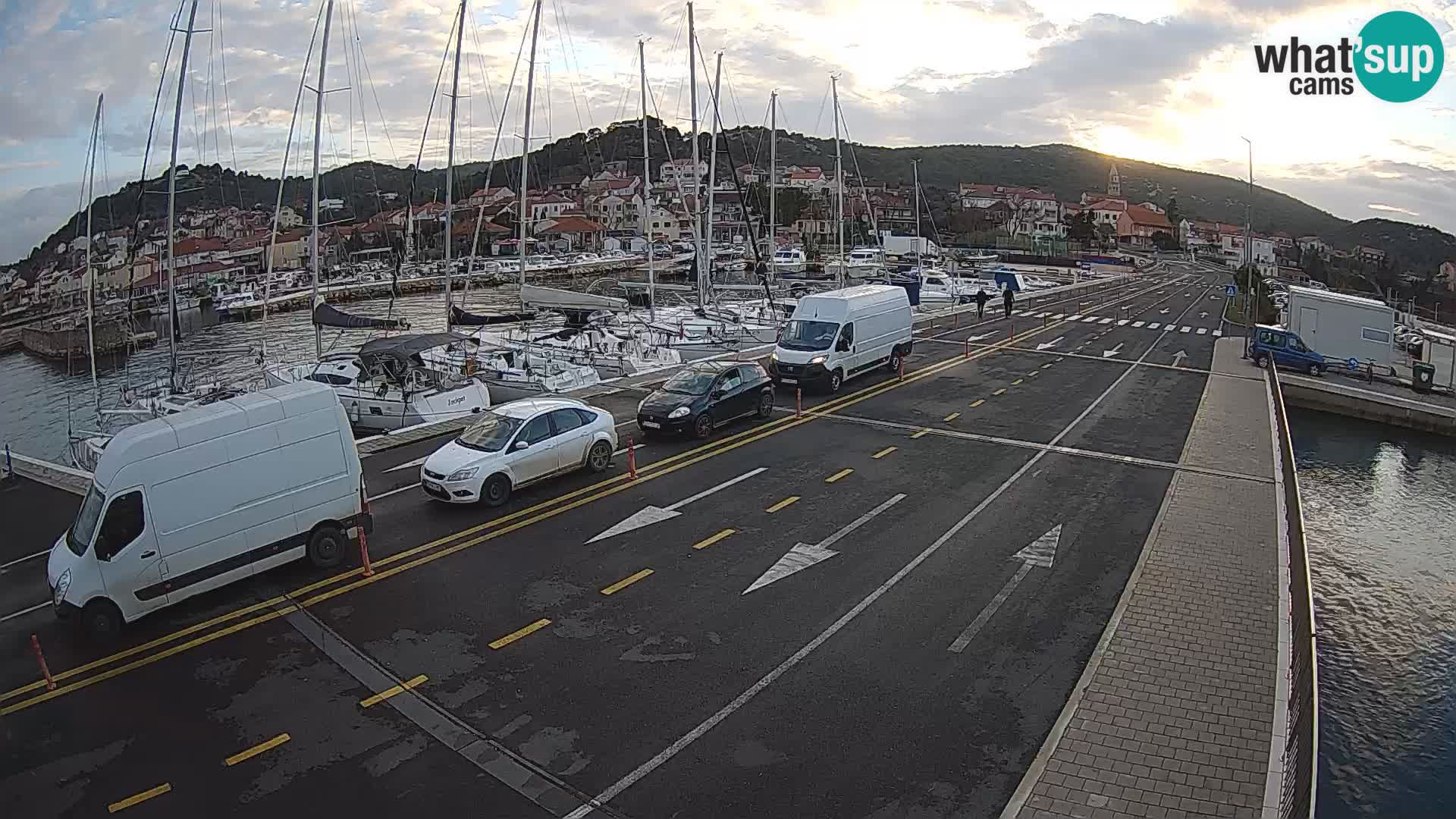 Dalmacia Tkon Transportar- webcams Croacia