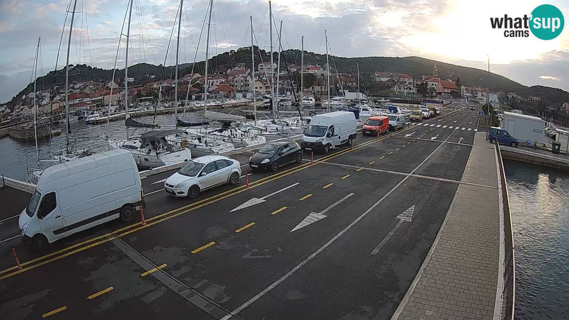 Dalmacia Tkon Transportar- webcams Croacia