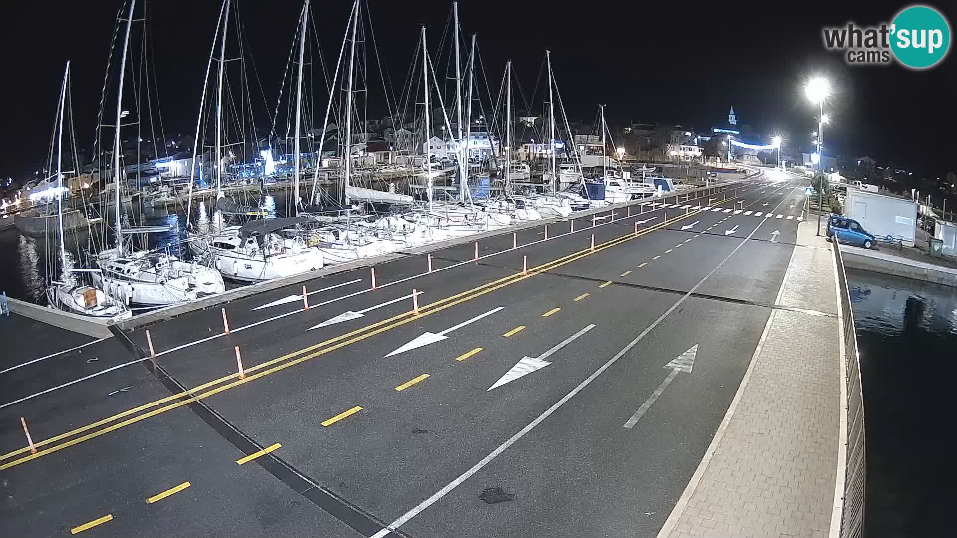 Dalmatie Tkon Traversier – webcams Croatie