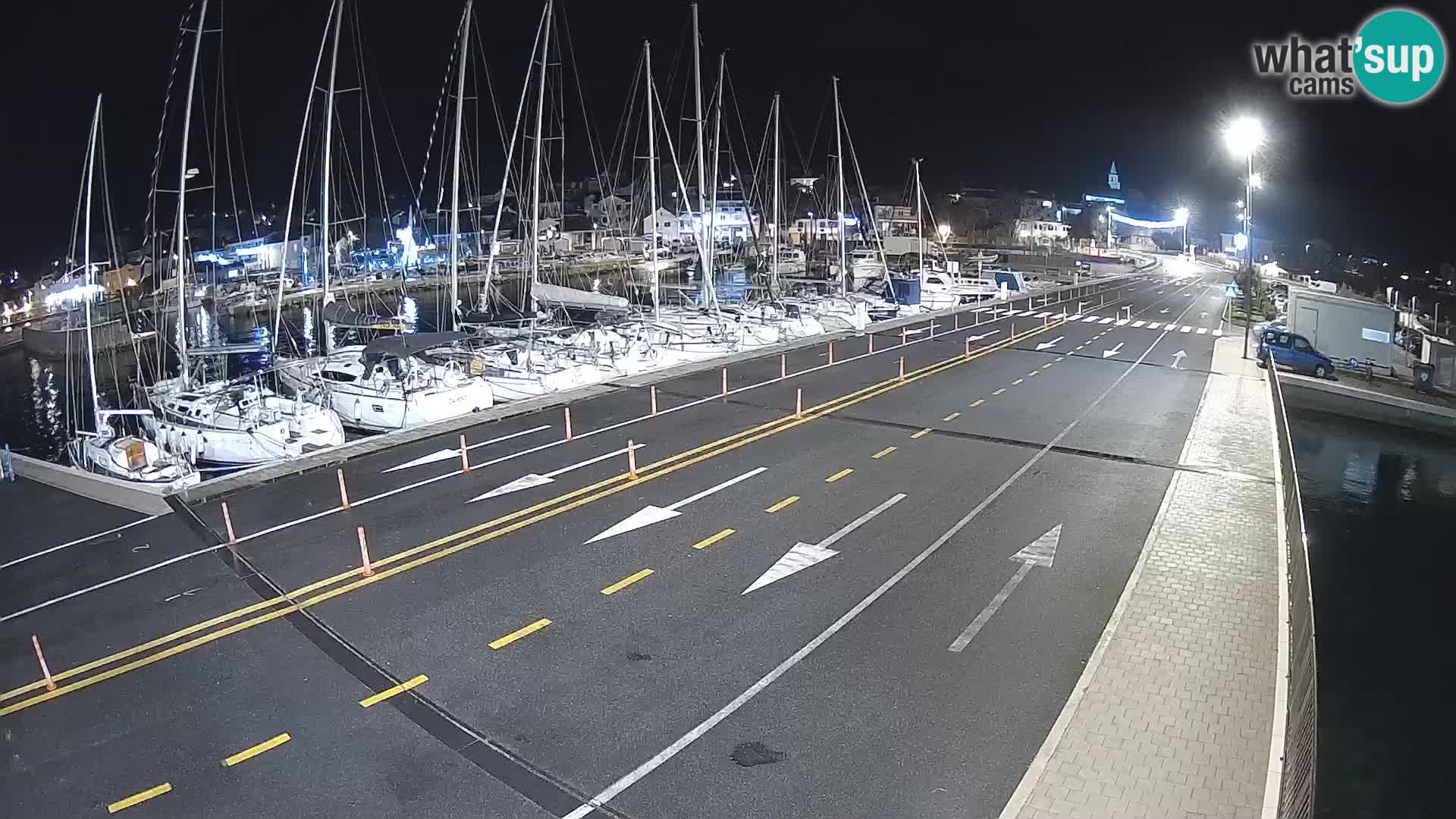 Dalmatie Tkon Traversier – webcams Croatie