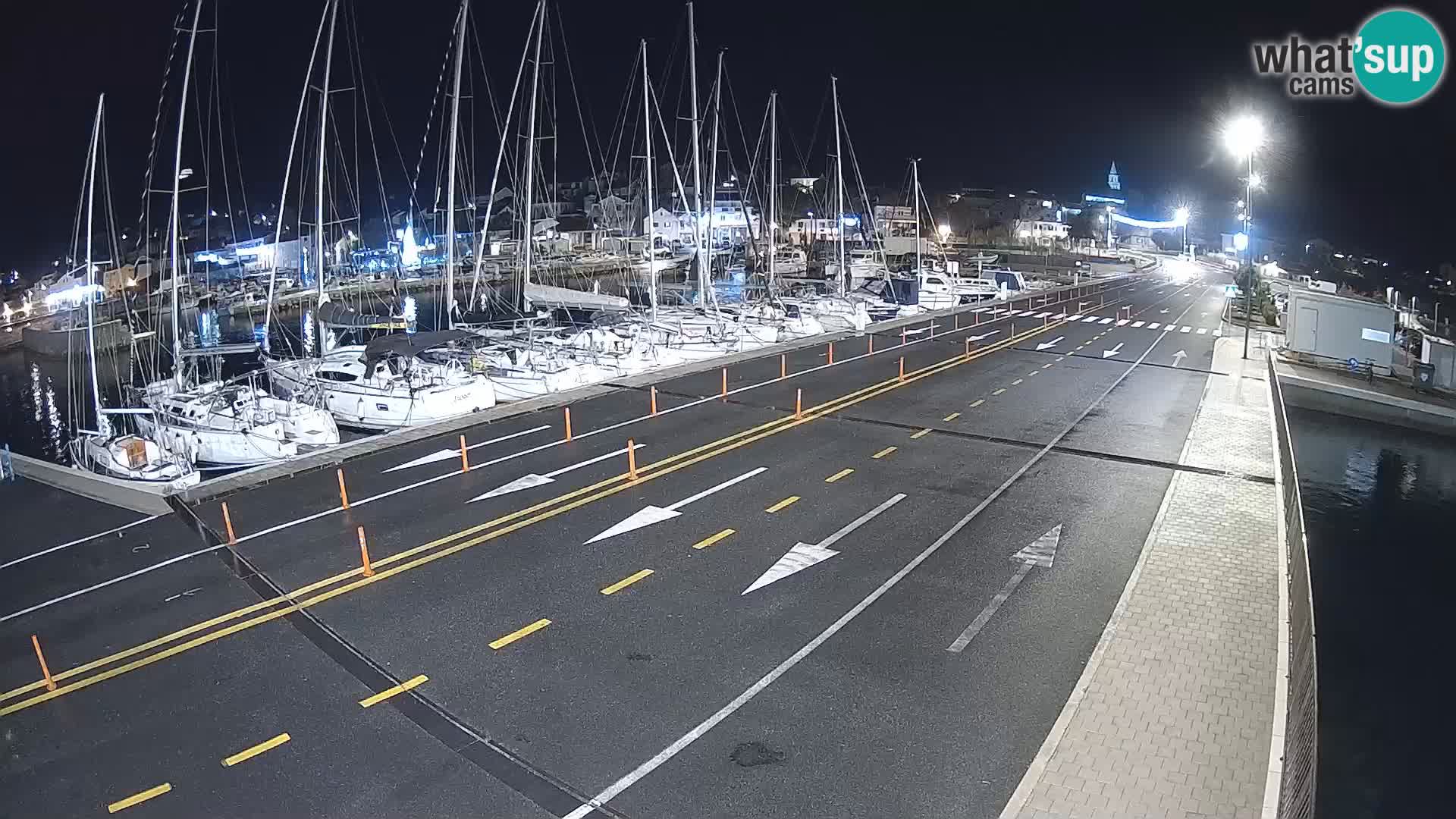 Dalmatie Tkon Traversier – webcams Croatie