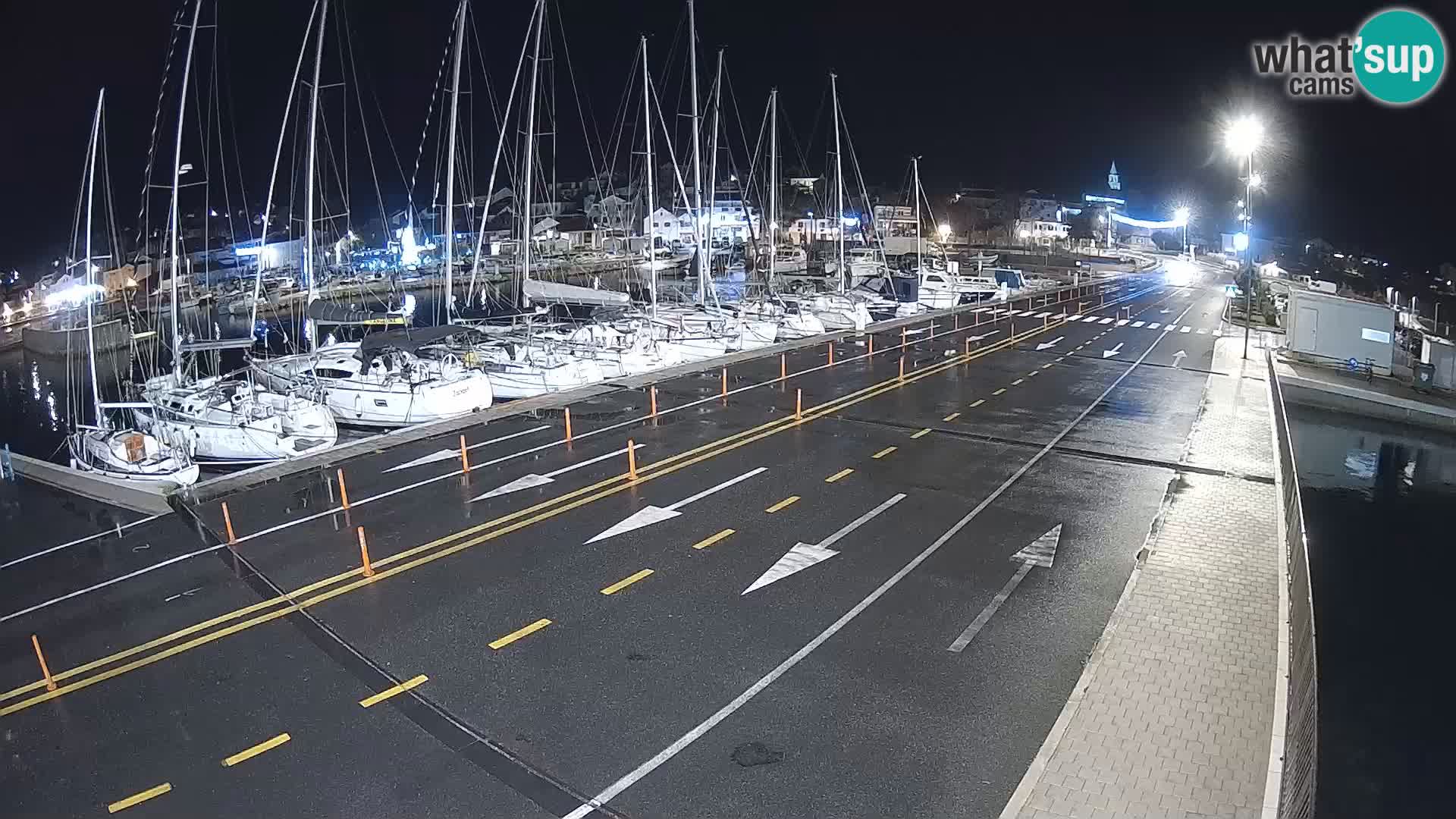 Dalmatie Tkon Traversier – webcams Croatie