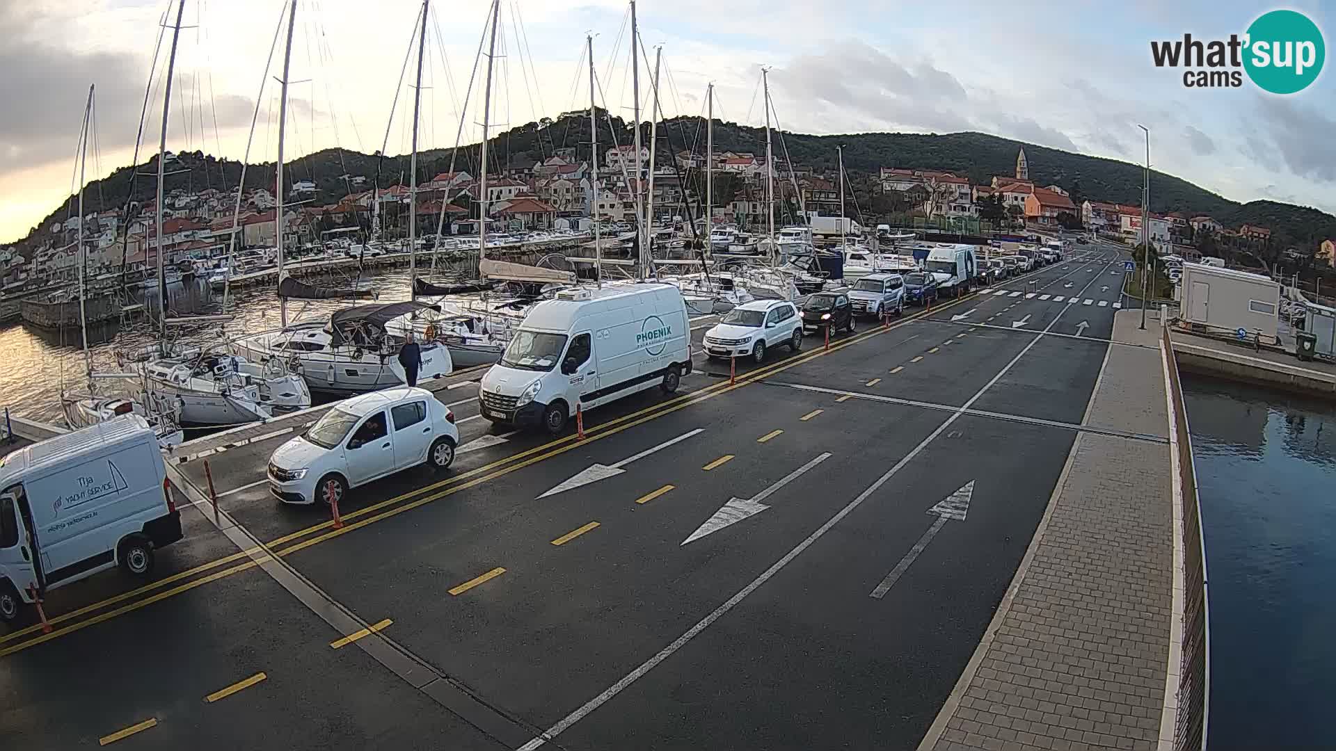 Dalmacia Tkon Transportar- webcams Croacia