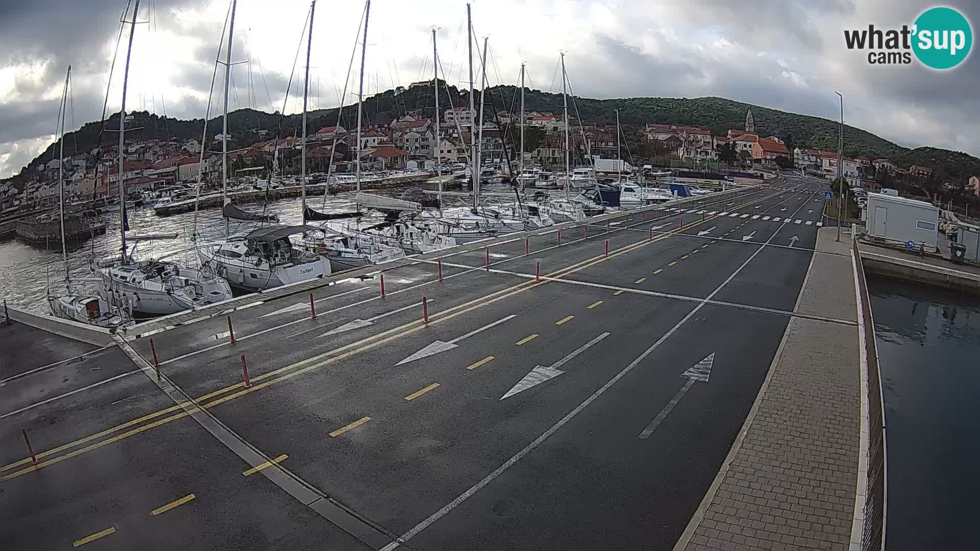 Dalmacia Tkon Transportar- webcams Croacia