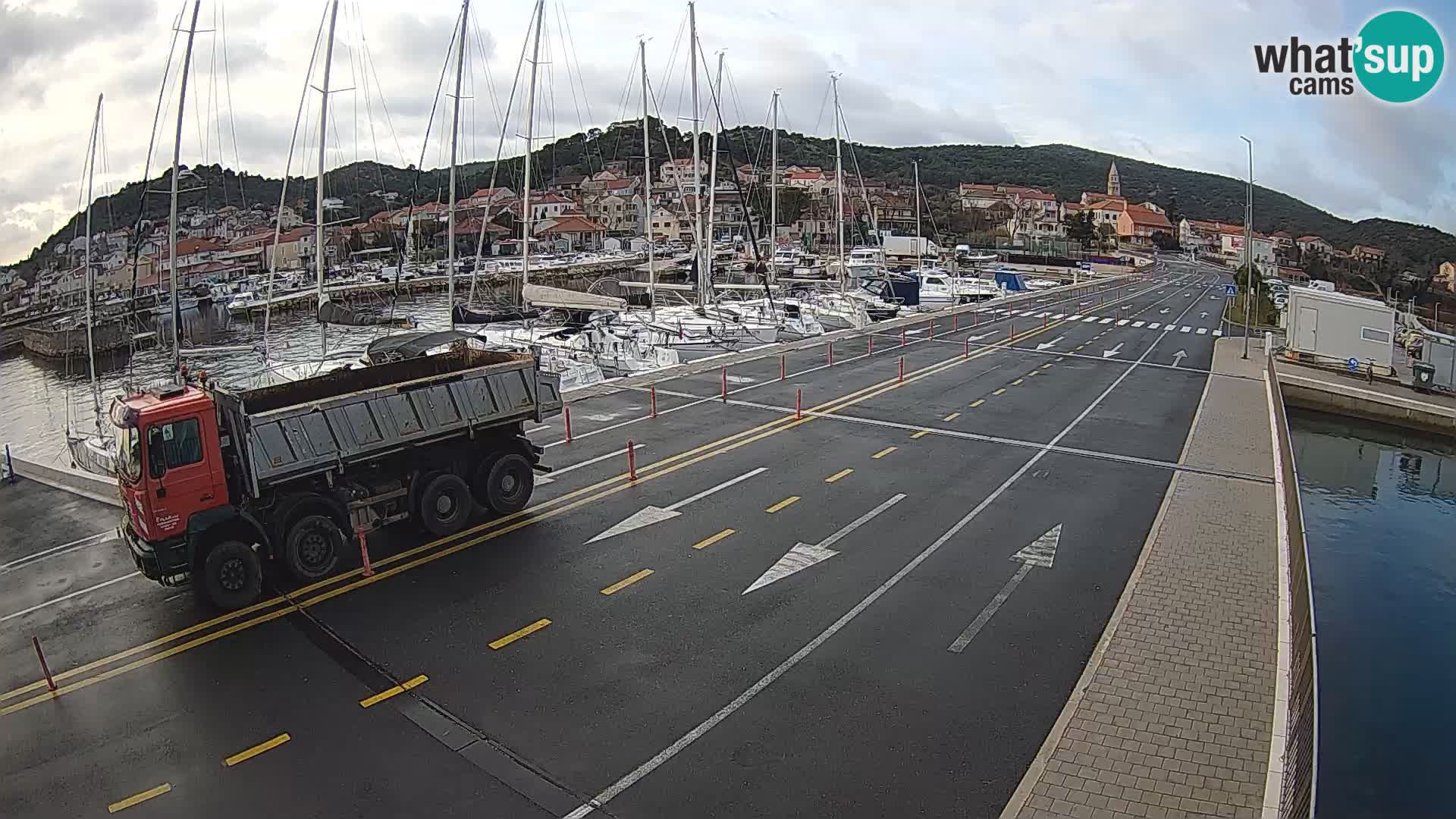 Dalmacia Tkon Transportar- webcams Croacia