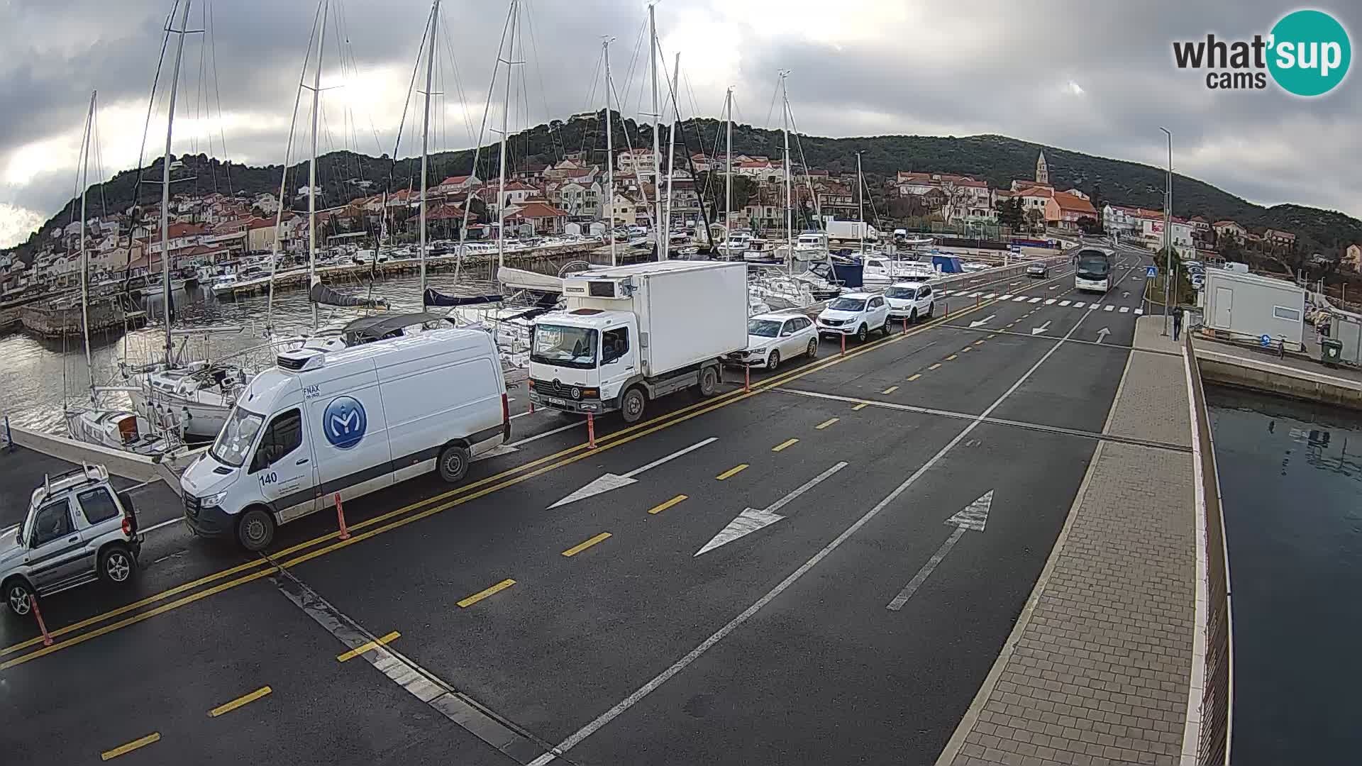 Dalmacia Tkon Transportar- webcams Croacia