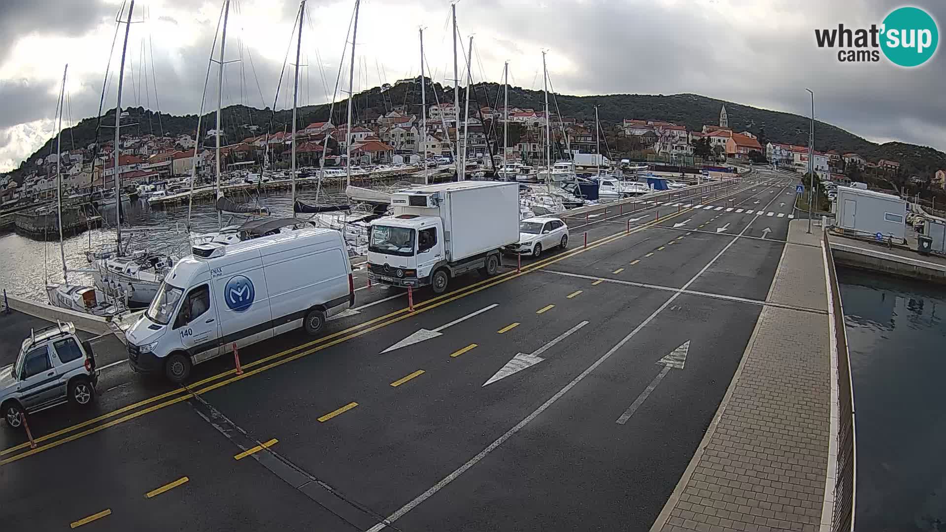 Dalmatie Tkon Traversier – webcams Croatie