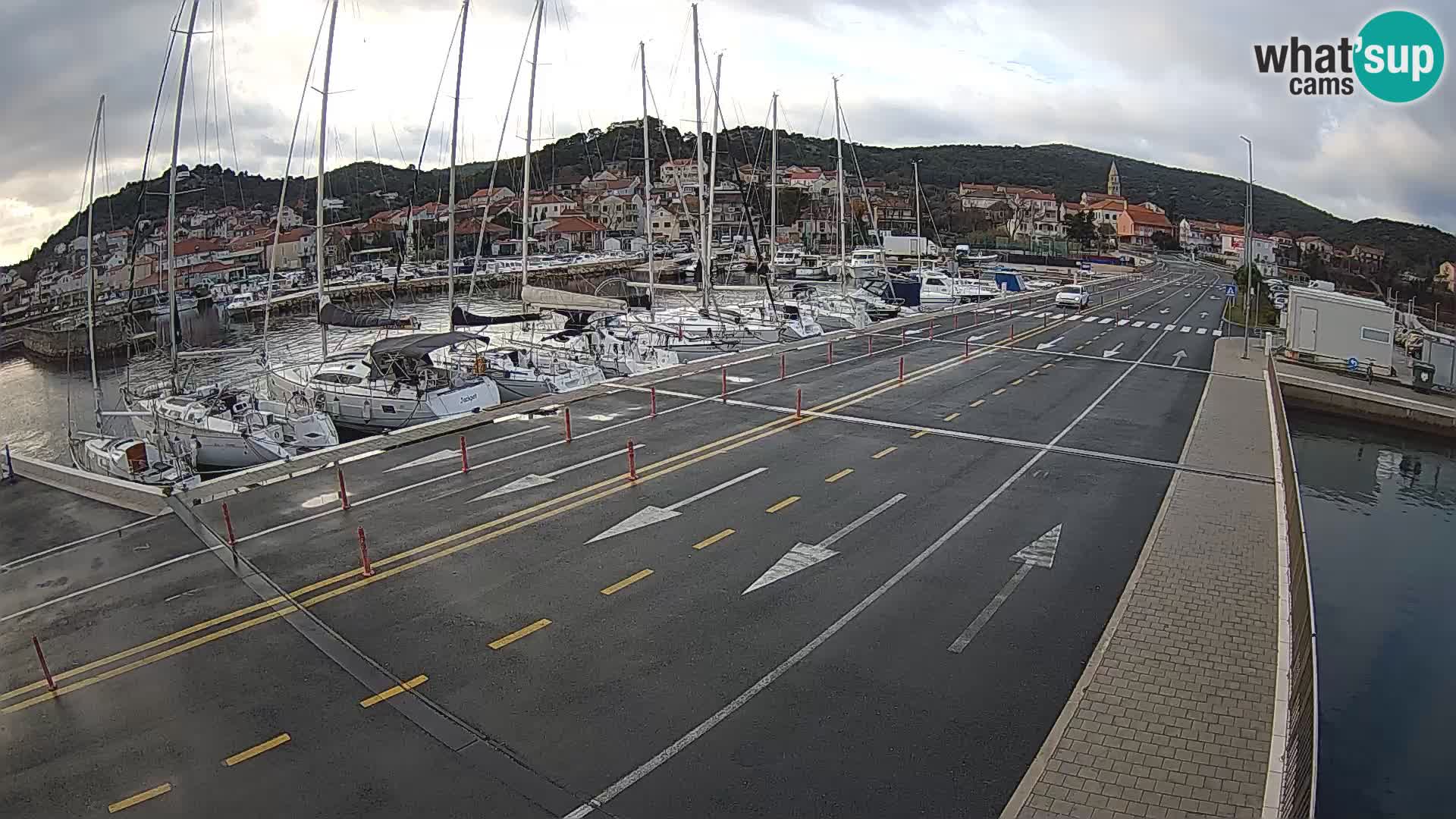 Dalmatie Tkon Traversier – webcams Croatie