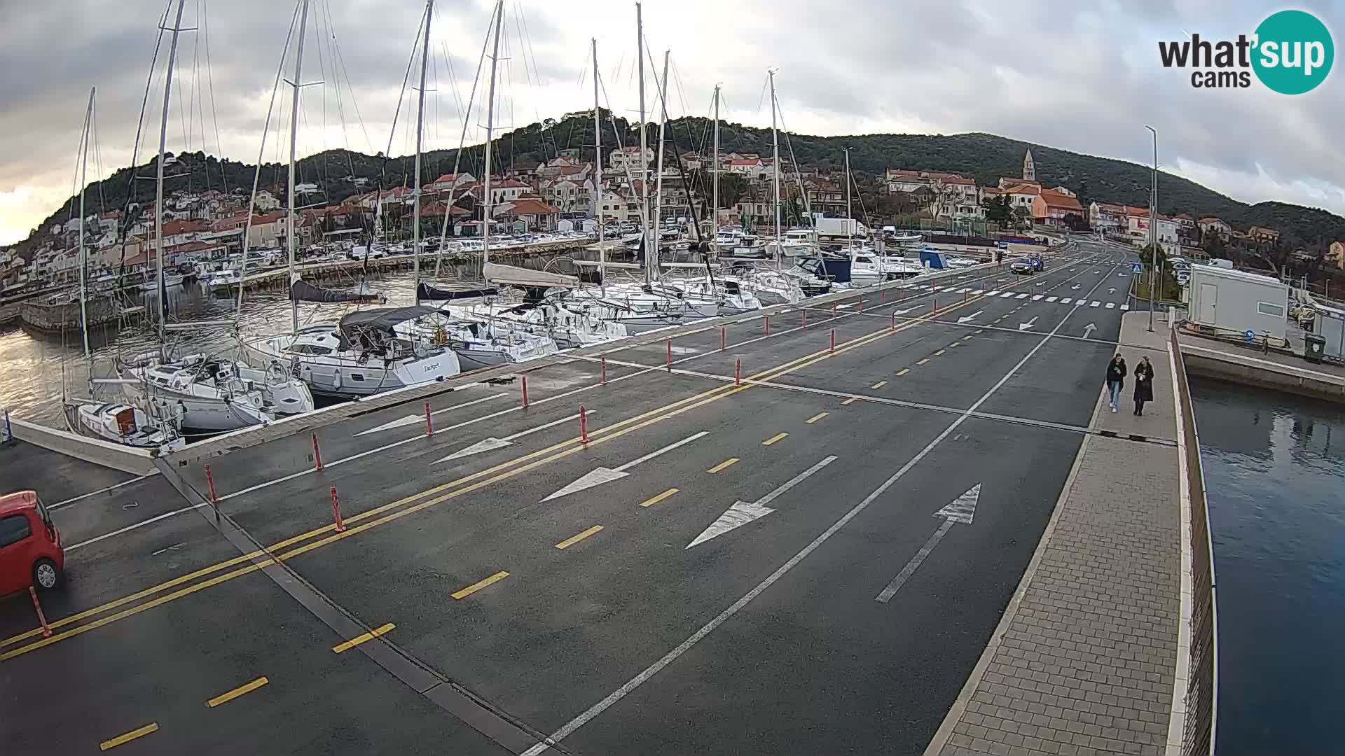 Dalmacia Tkon Transportar- webcams Croacia