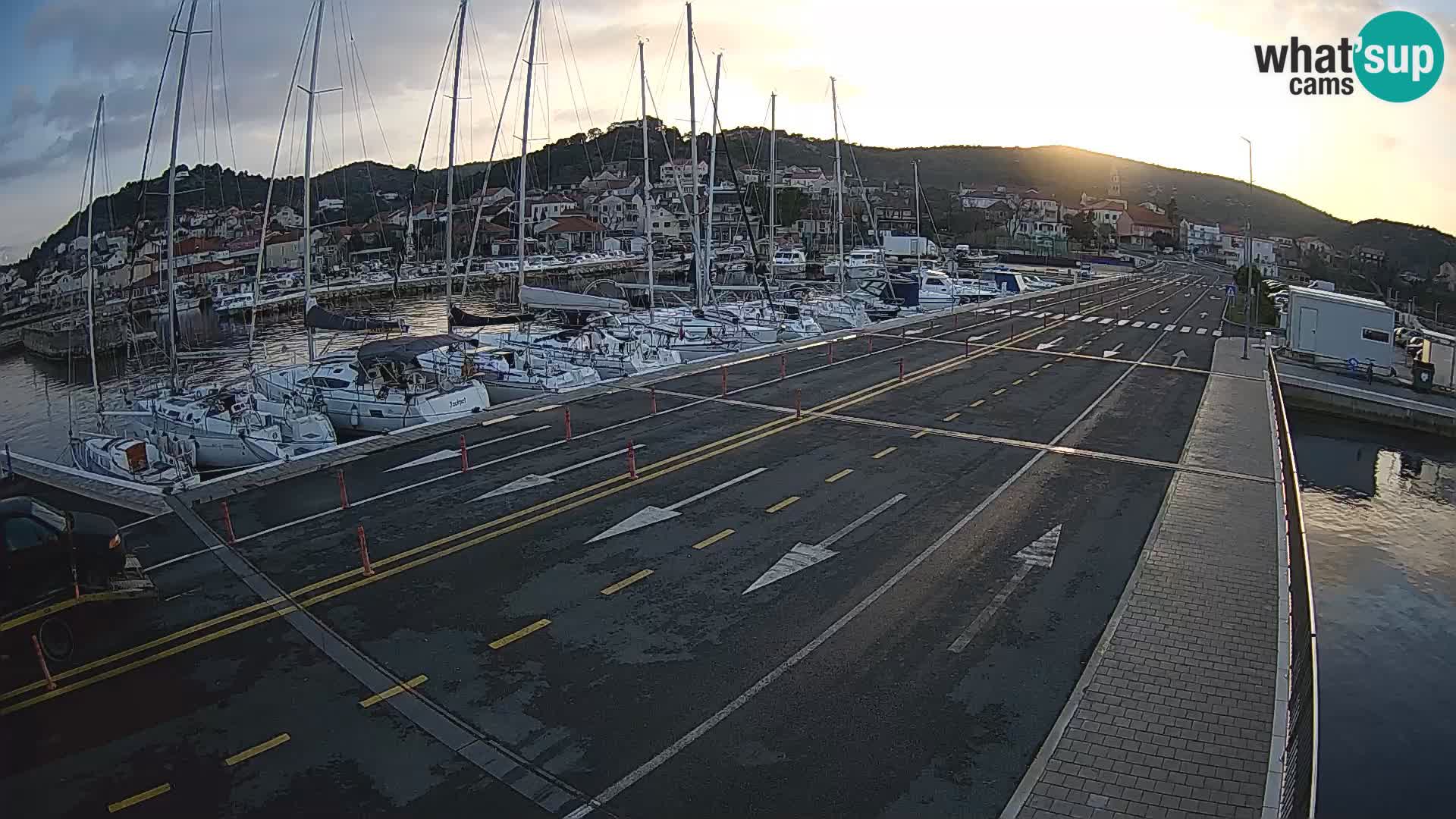 Dalmacia Tkon Transportar- webcams Croacia