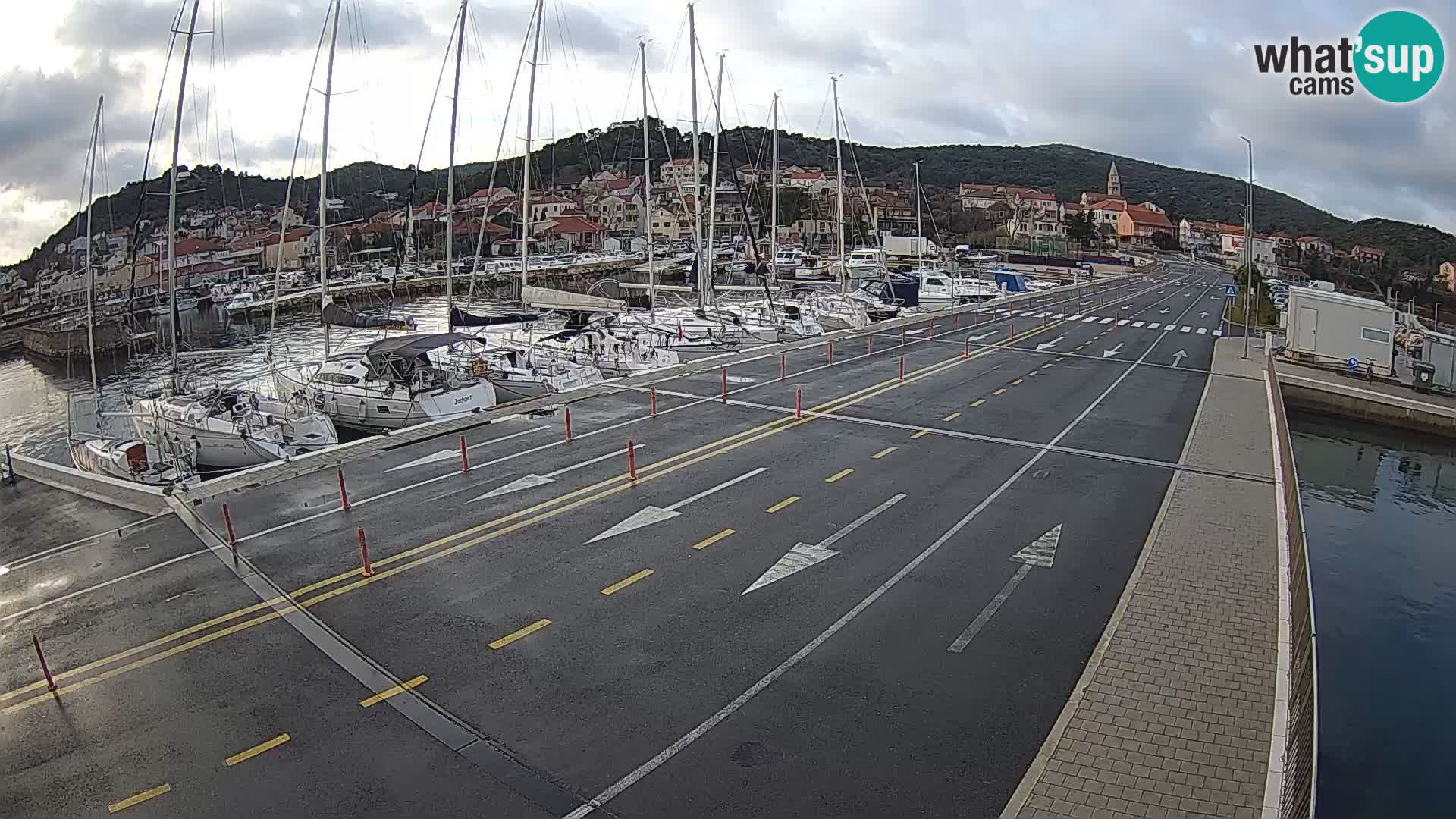 Dalmatie Tkon Traversier – webcams Croatie