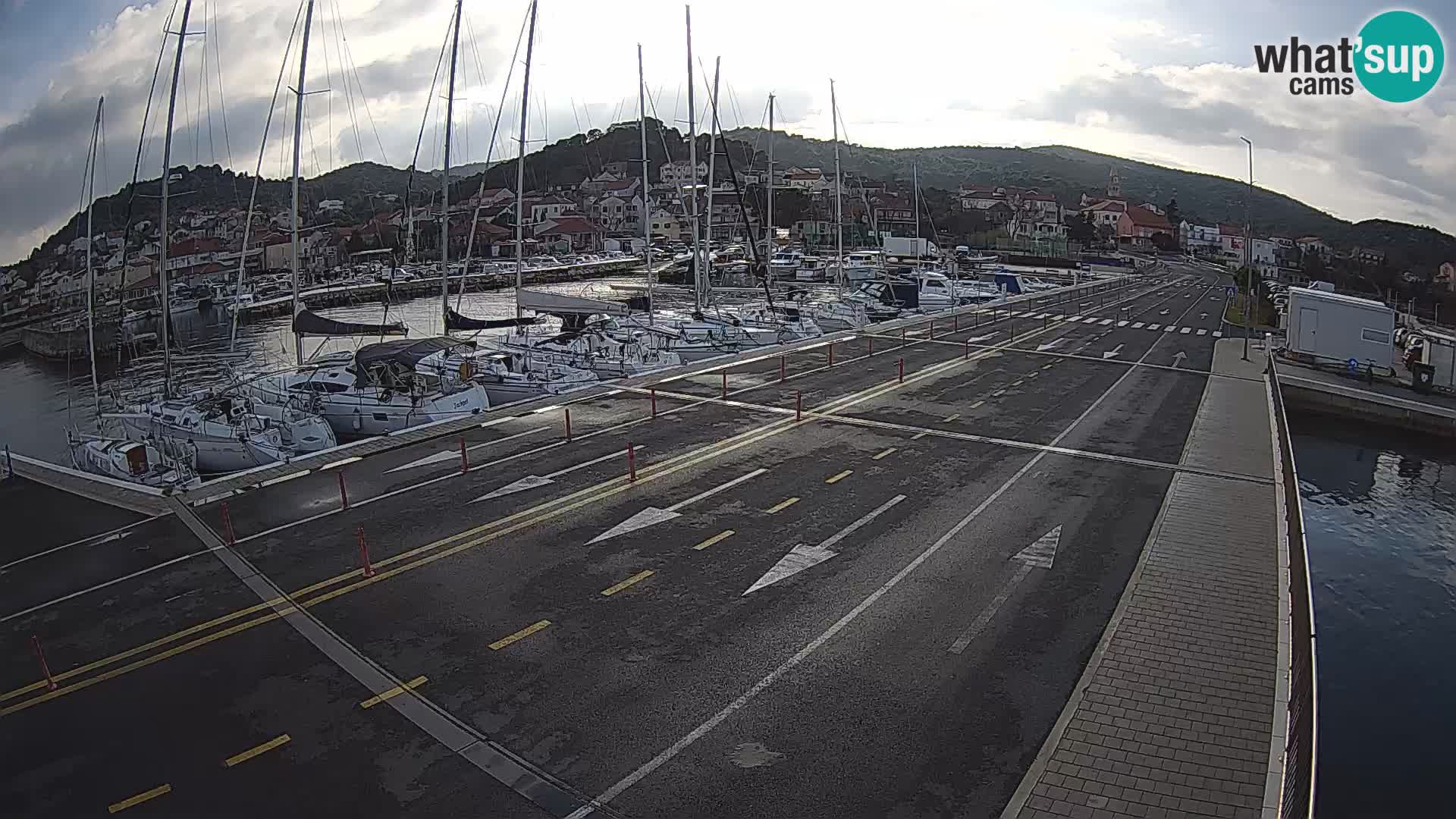 Dalmacia Tkon Transportar- webcams Croacia