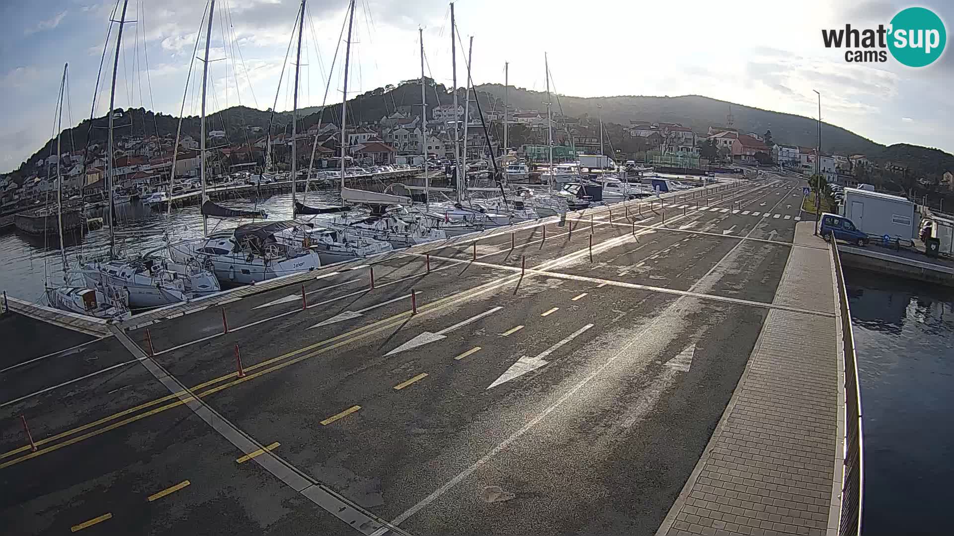 Dalmacia Tkon Transportar- webcams Croacia