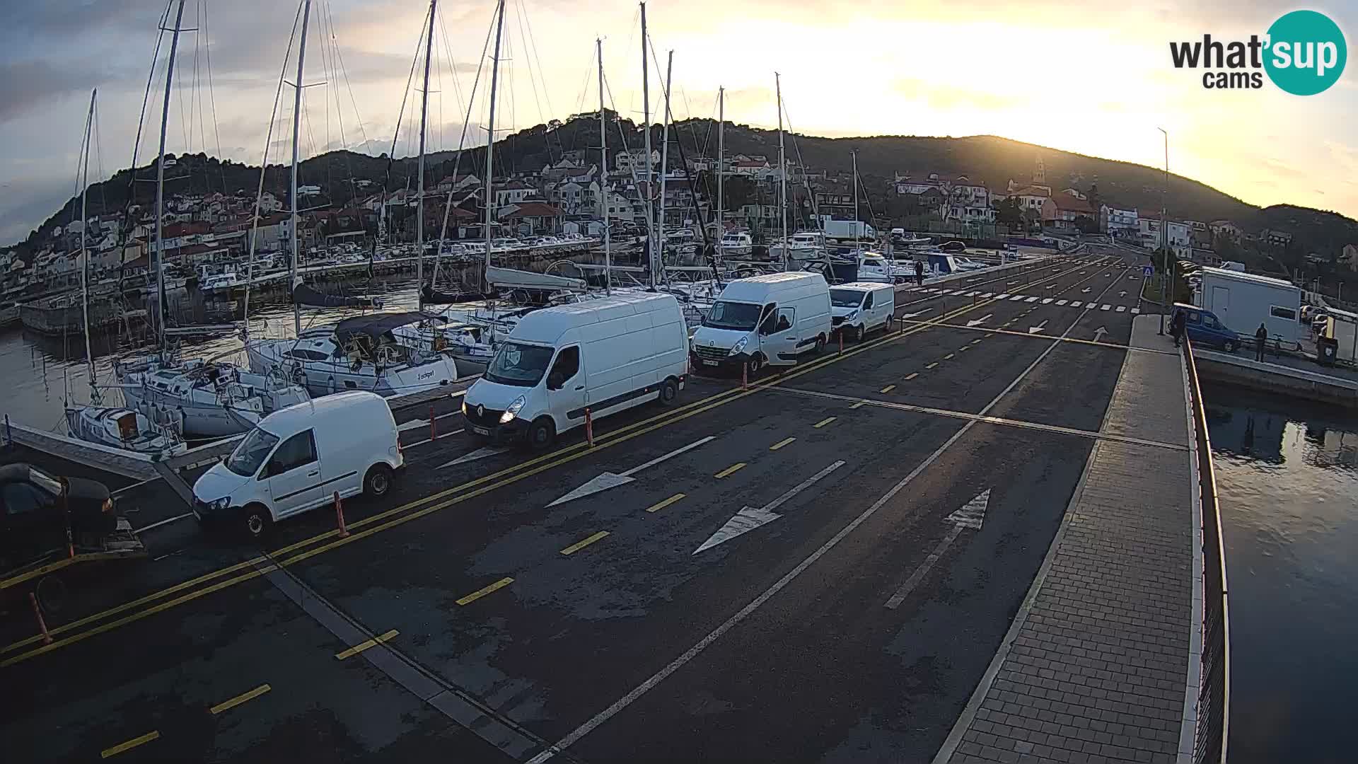 Dalmatien Tkon Fähre – Webcams Kroatien