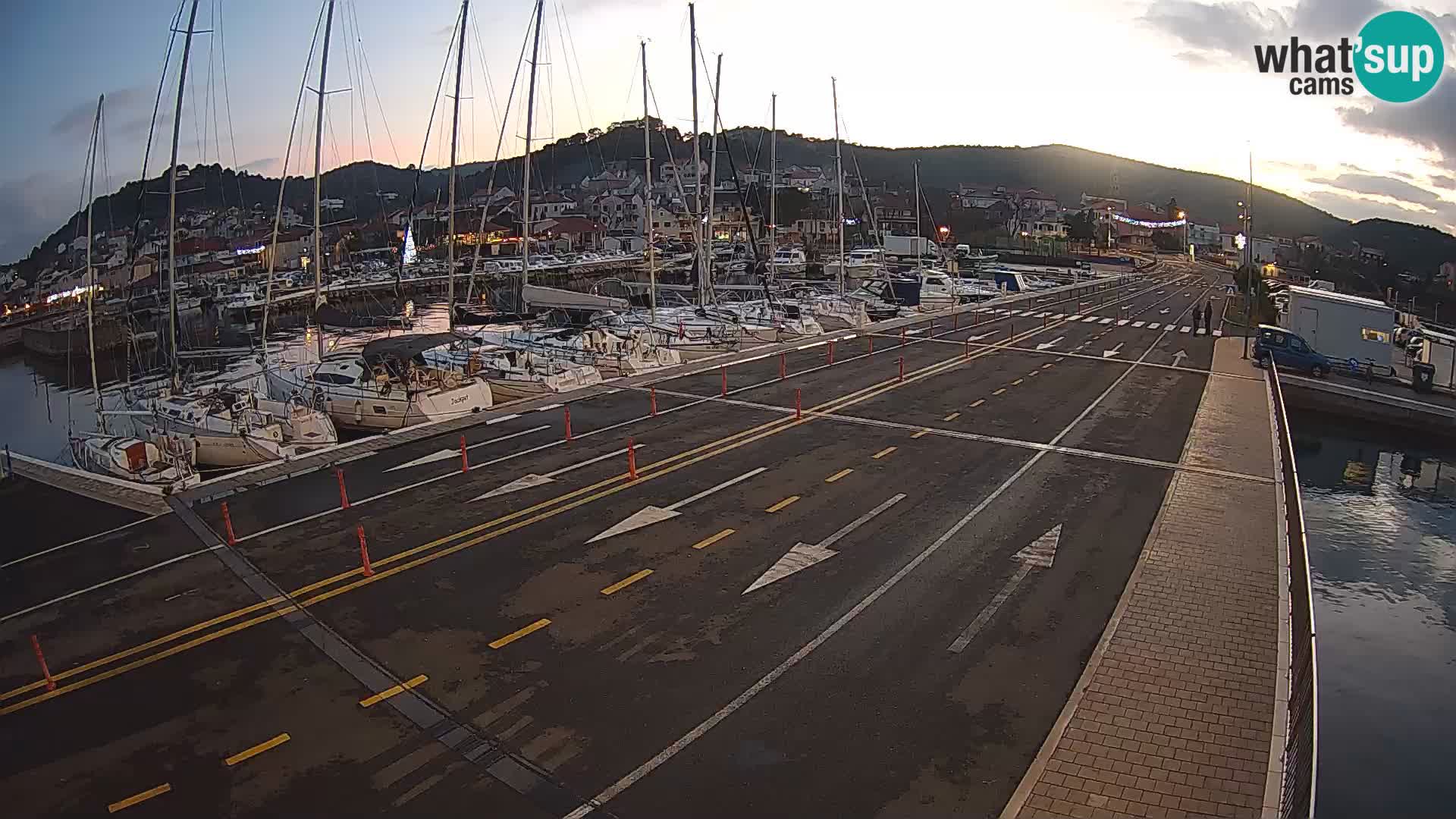 Dalmatie Tkon Traversier – webcams Croatie