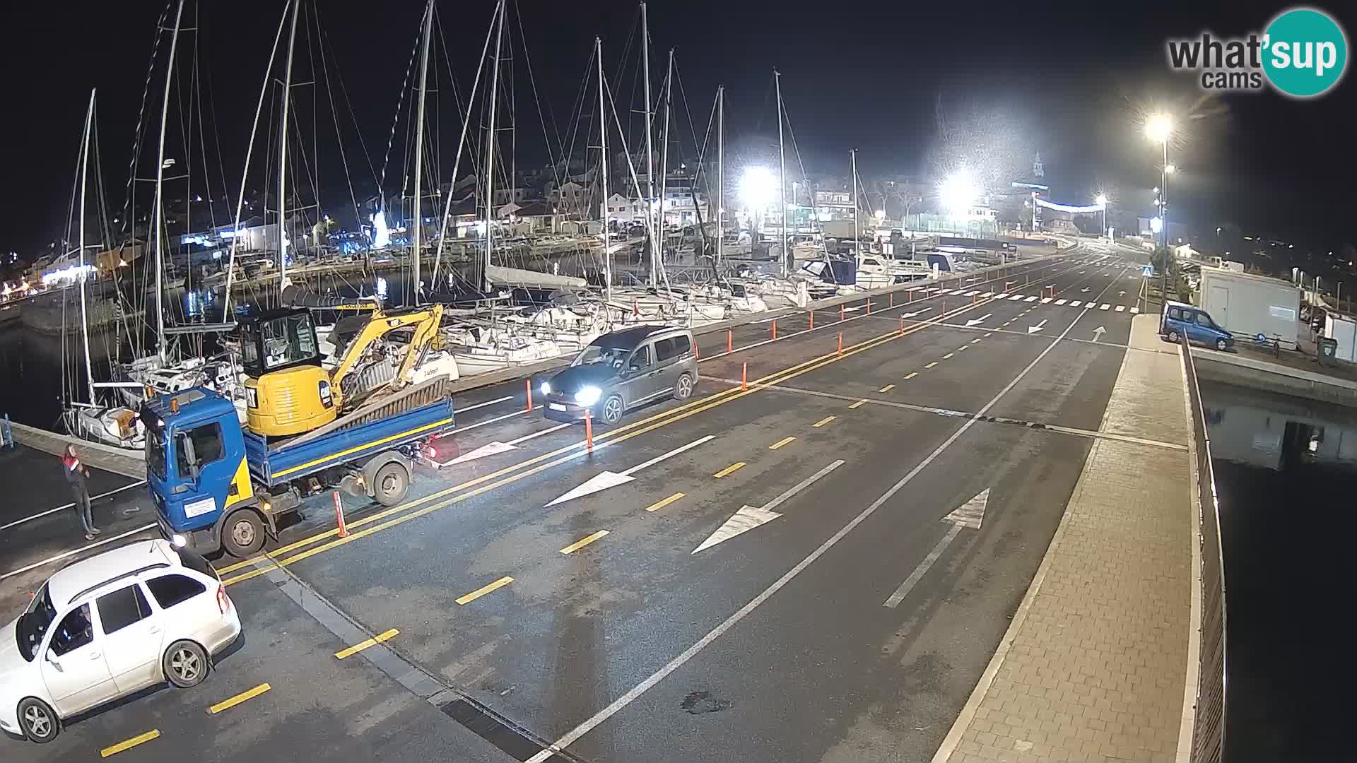 Dalmatie Tkon Traversier – webcams Croatie