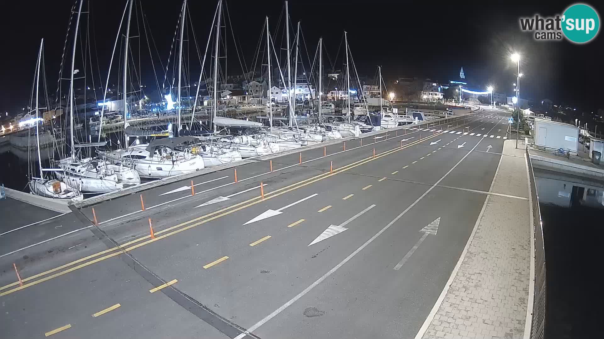 Dalmatie Tkon Traversier – webcams Croatie