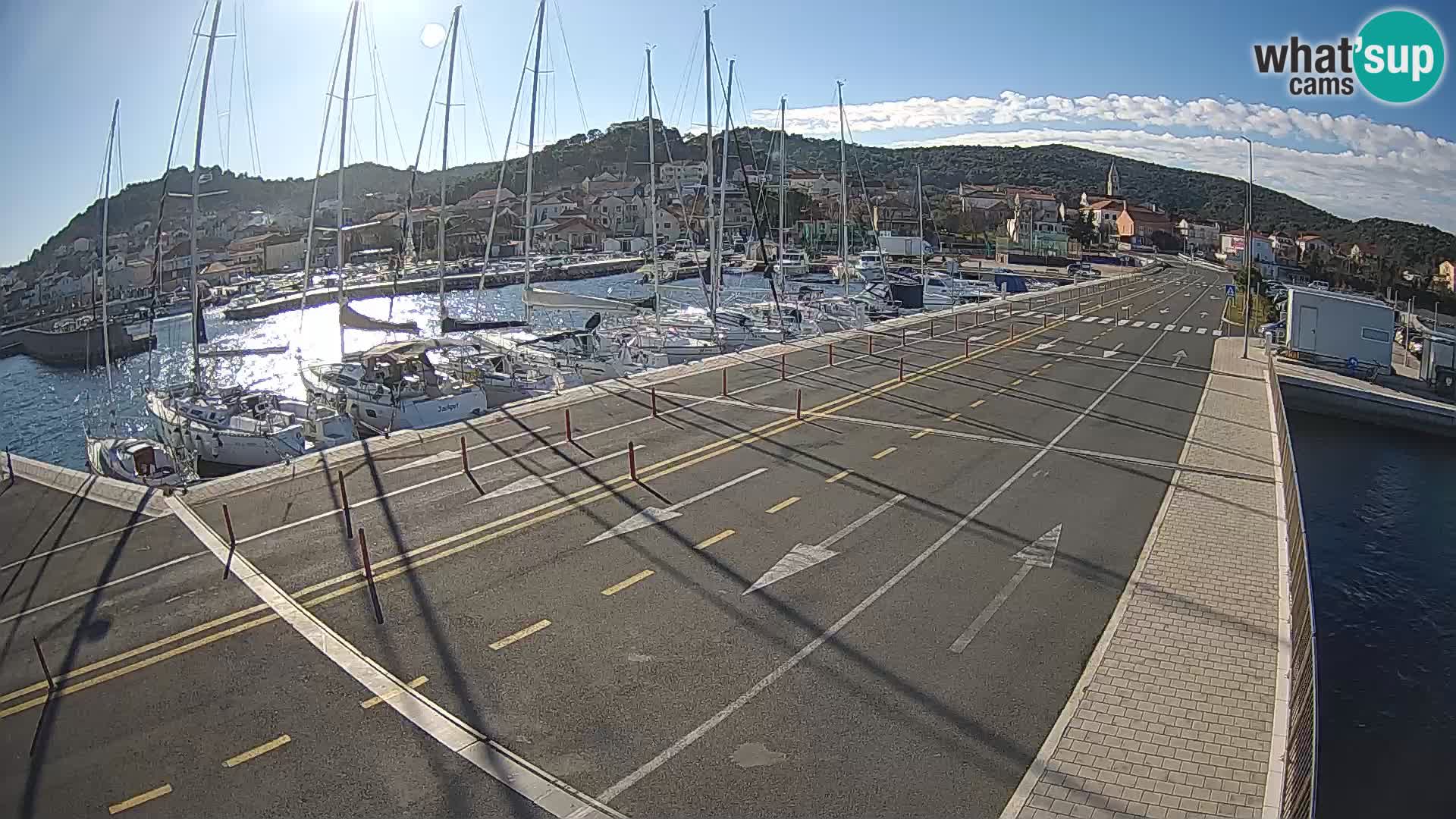 Dalmatia Tkon Ferry – webcams Croatia