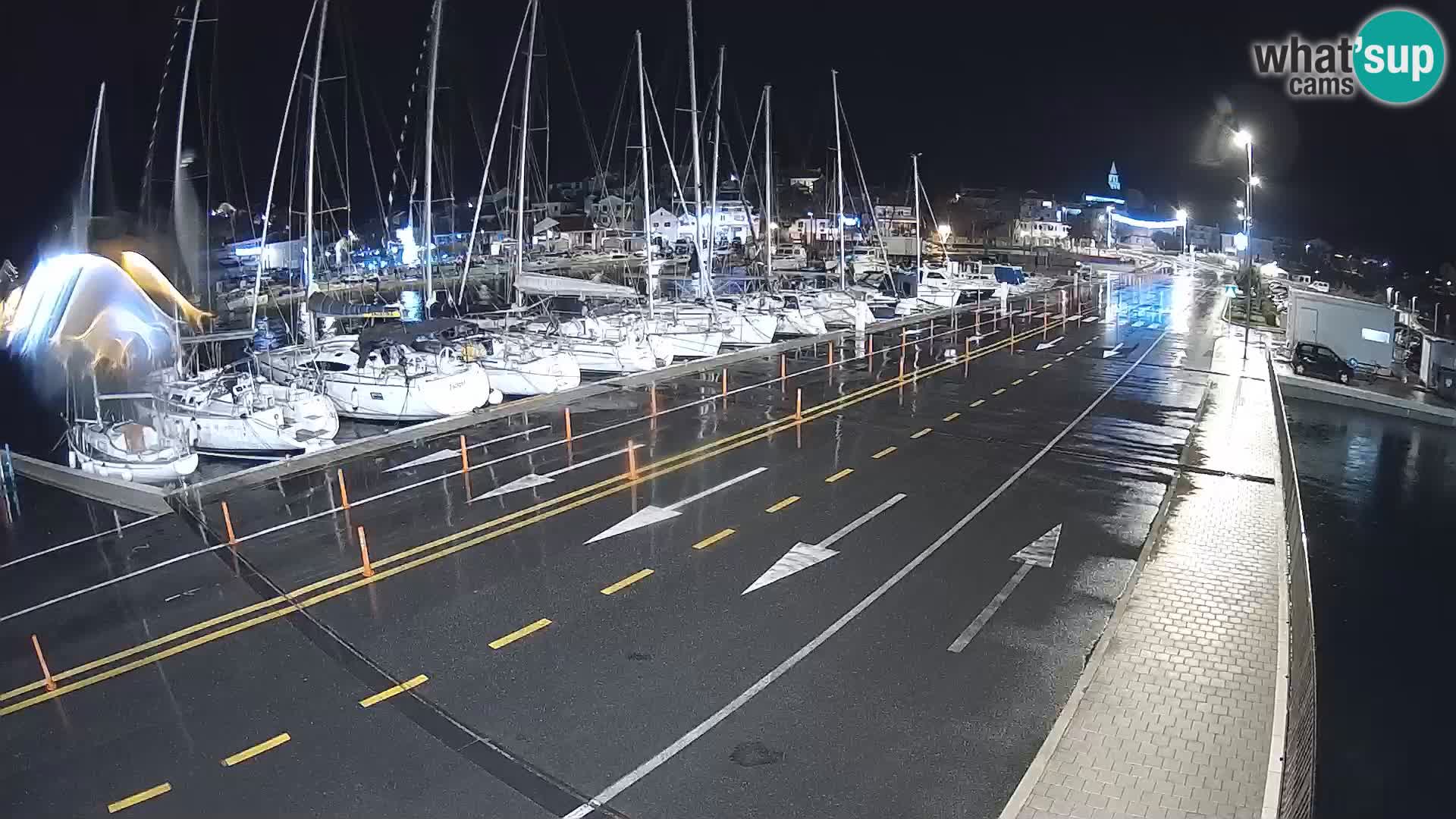 Dalmacia Tkon Transportar- webcams Croacia