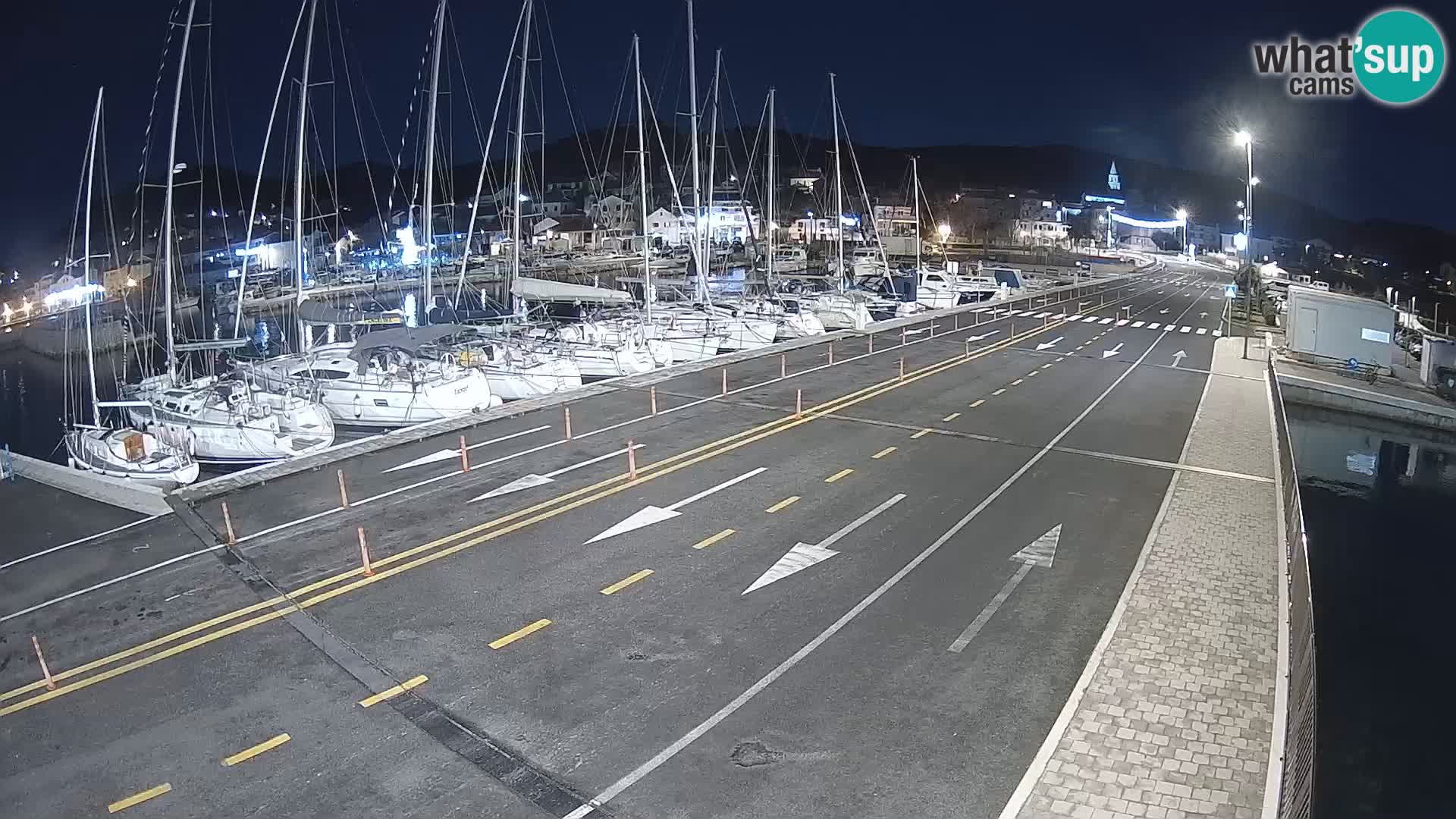 Dalmatie Tkon Traversier – webcams Croatie