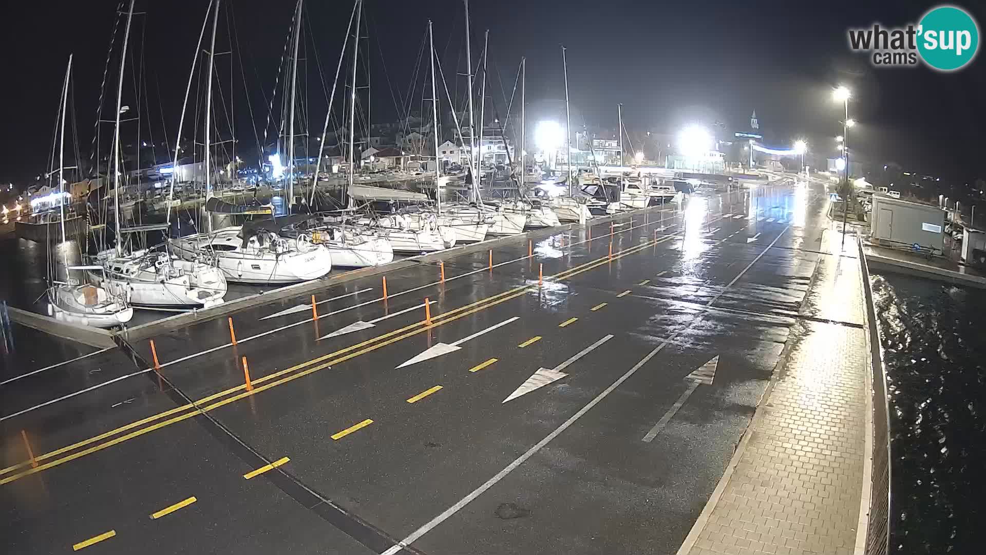 Dalmatie Tkon Traversier – webcams Croatie