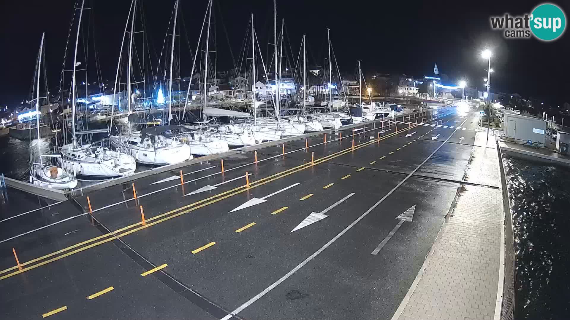 Dalmatie Tkon Traversier – webcams Croatie