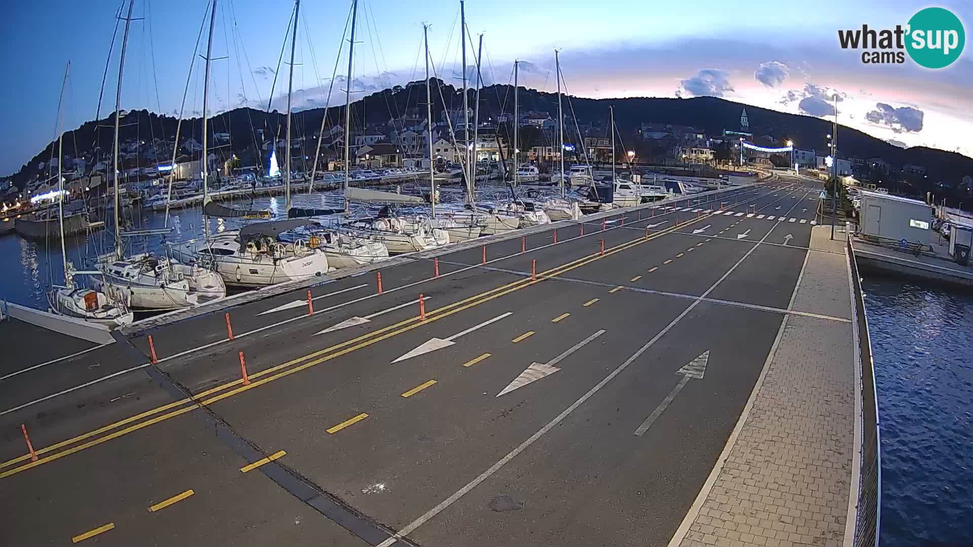 Dalmacia Tkon Transportar- webcams Croacia