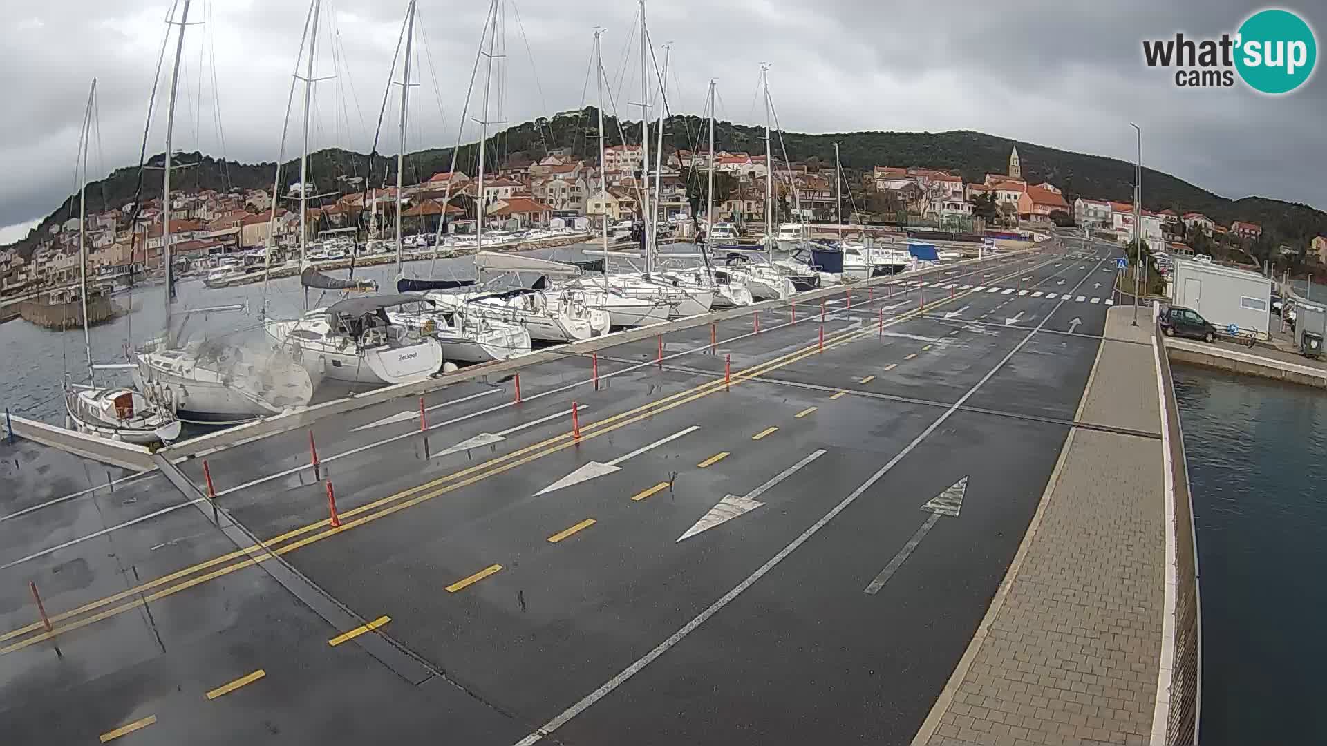 Dalmatie Tkon Traversier – webcams Croatie