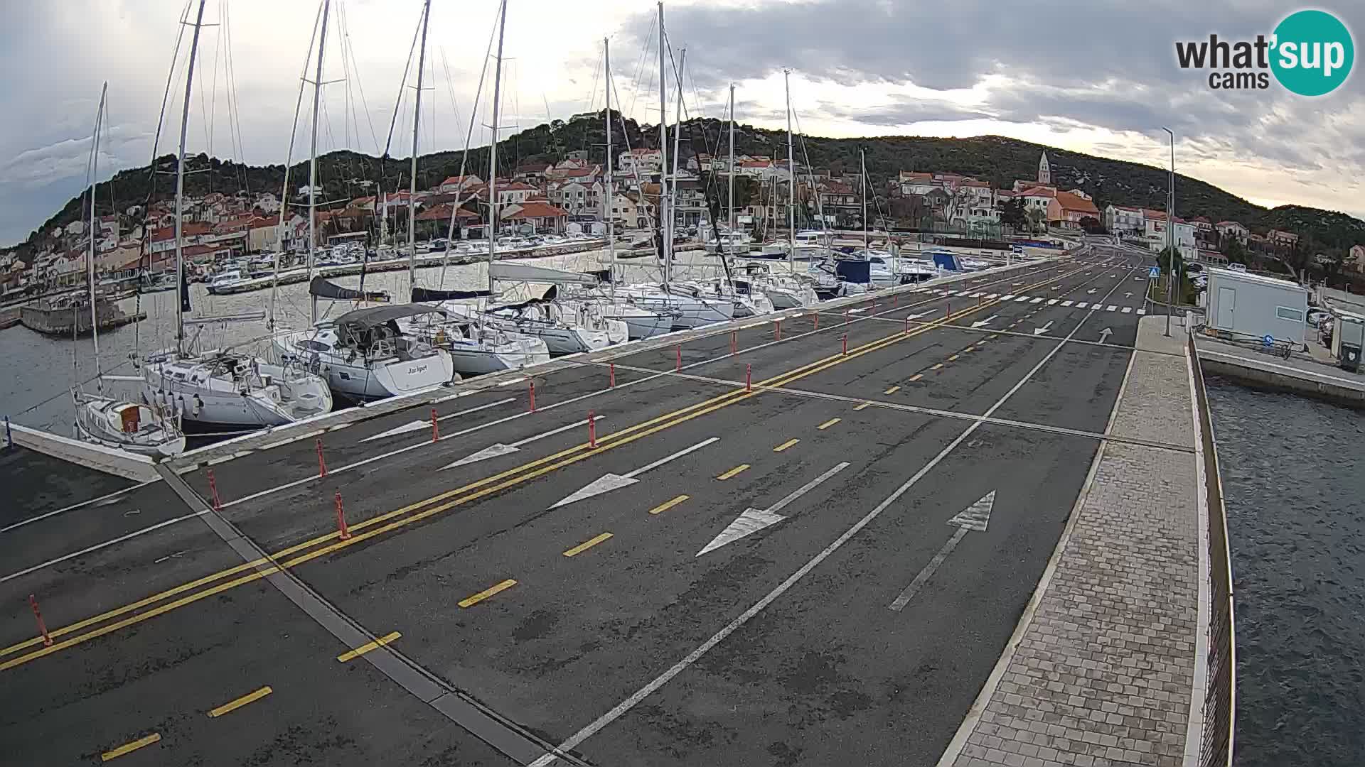 Dalmacia Tkon Transportar- webcams Croacia