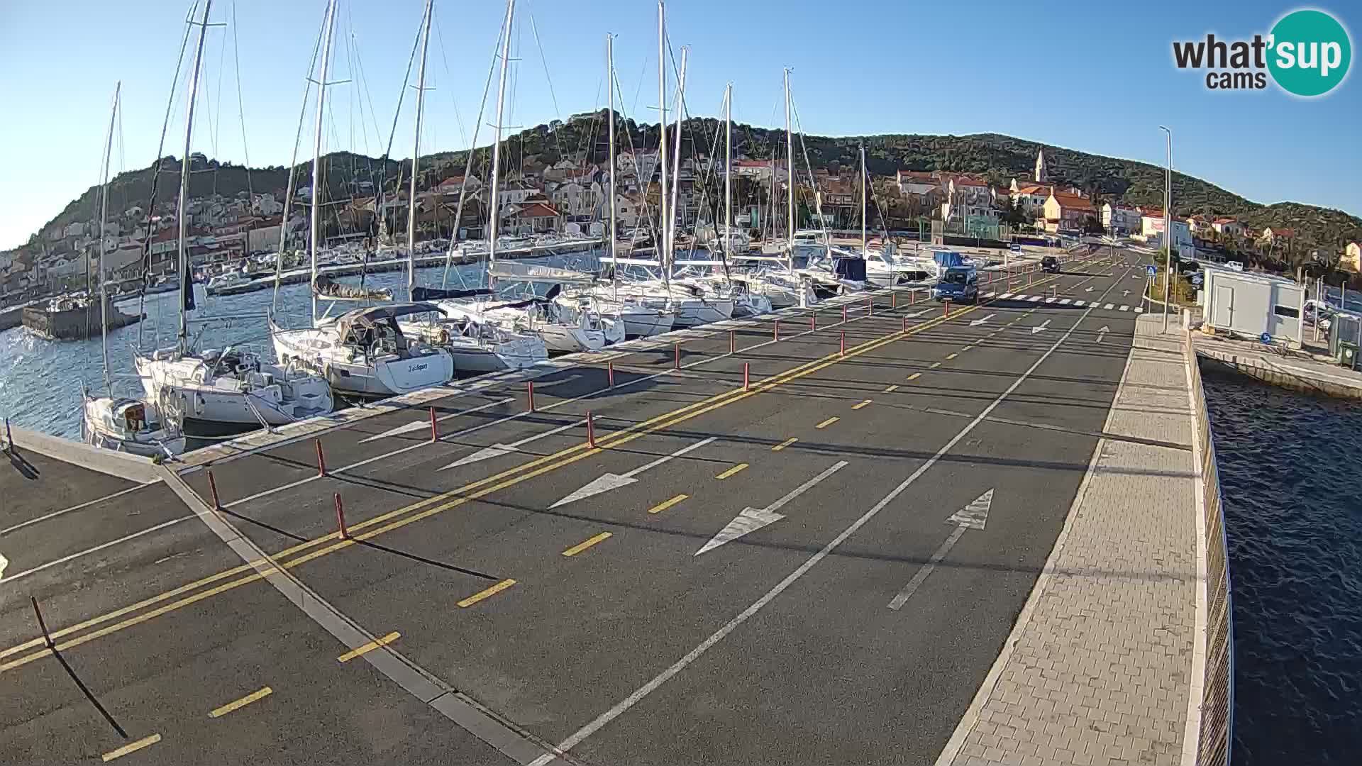 Dalmacia Tkon Transportar- webcams Croacia