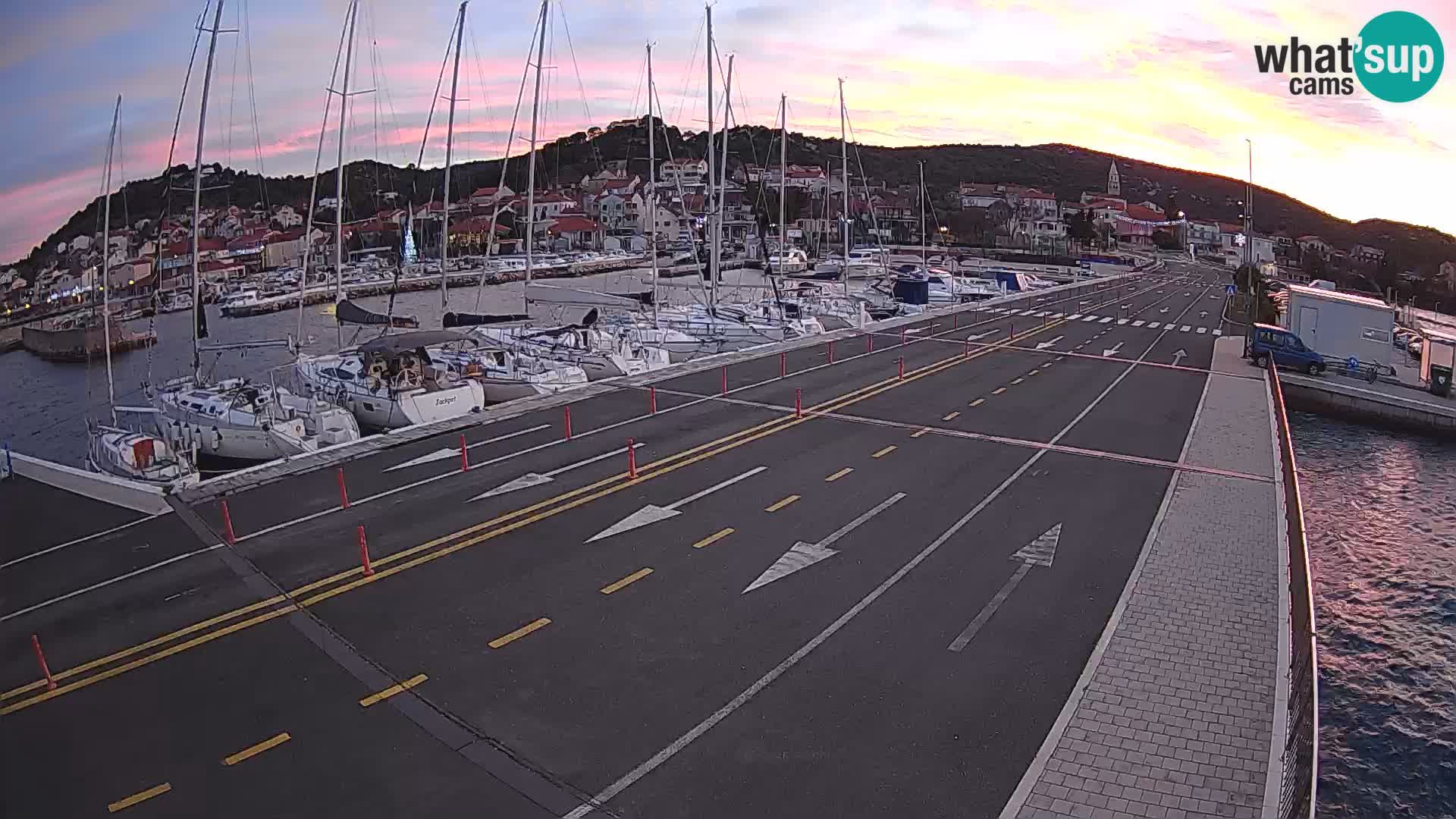 Dalmazia traghetto Tkon – webcam Croazia