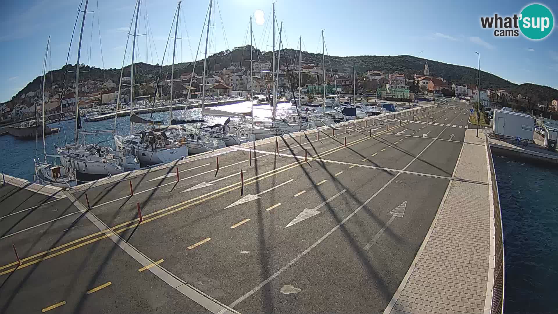 Dalmatie Tkon Traversier – webcams Croatie