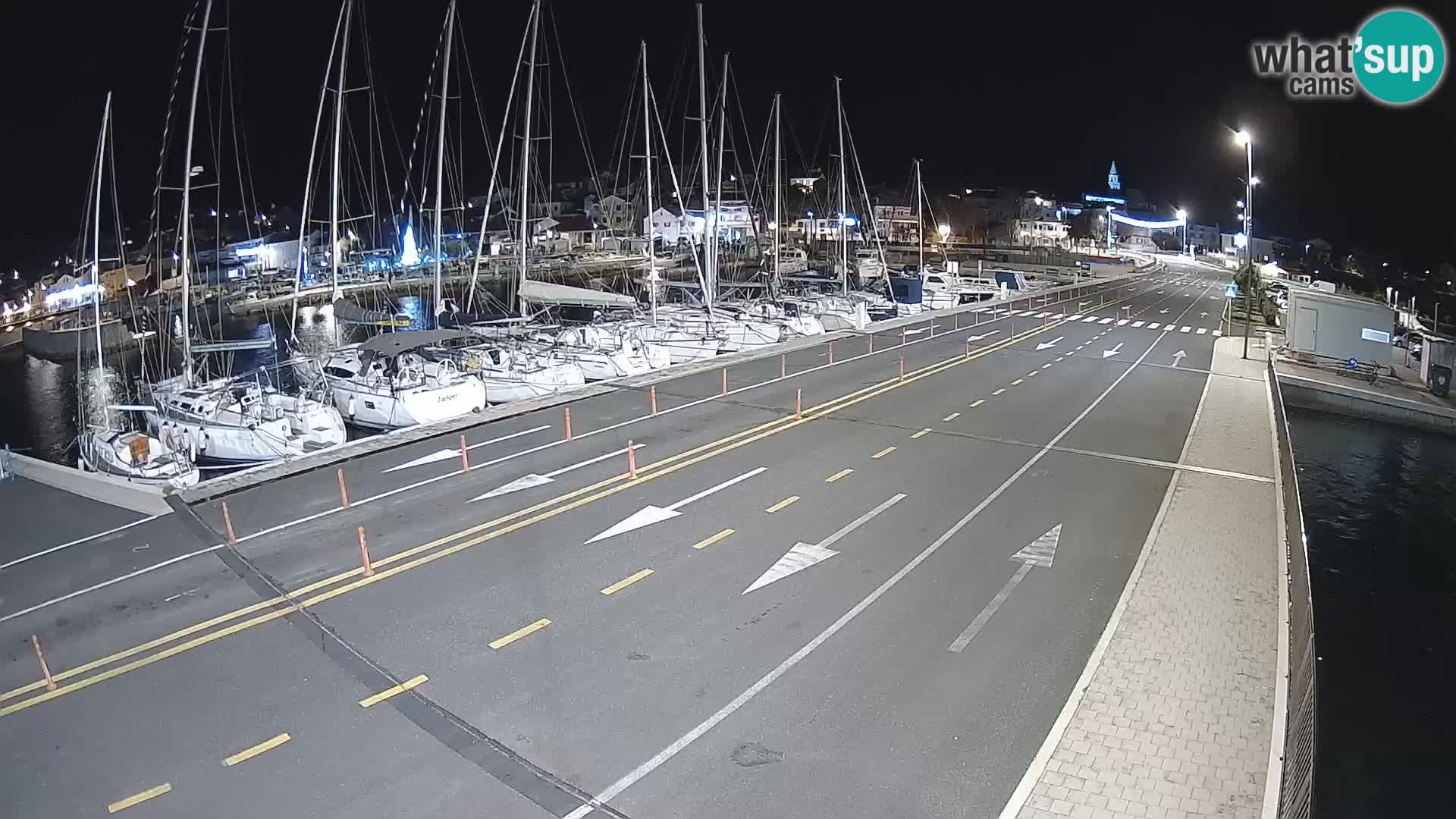 Dalmacia Tkon Transportar- webcams Croacia