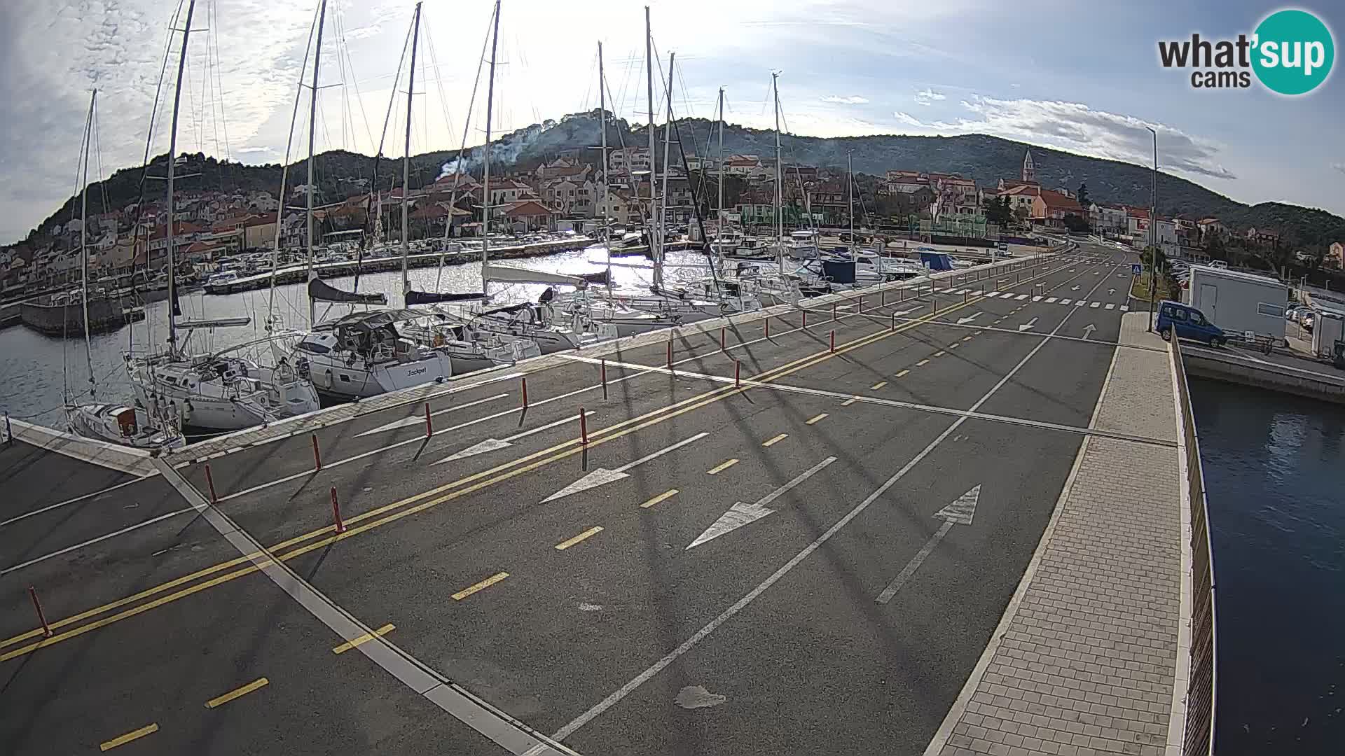 Dalmacia Tkon Transportar- webcams Croacia