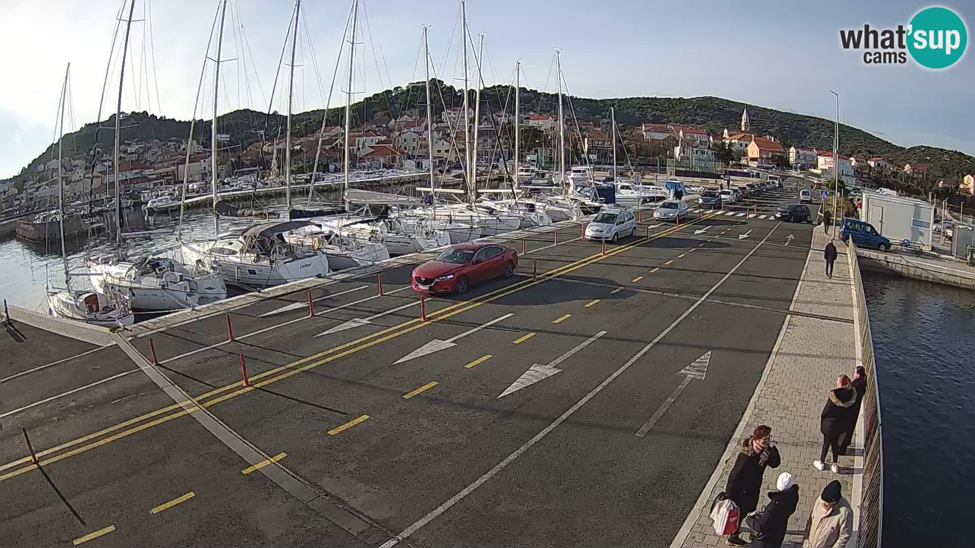 Dalmacia Tkon Transportar- webcams Croacia