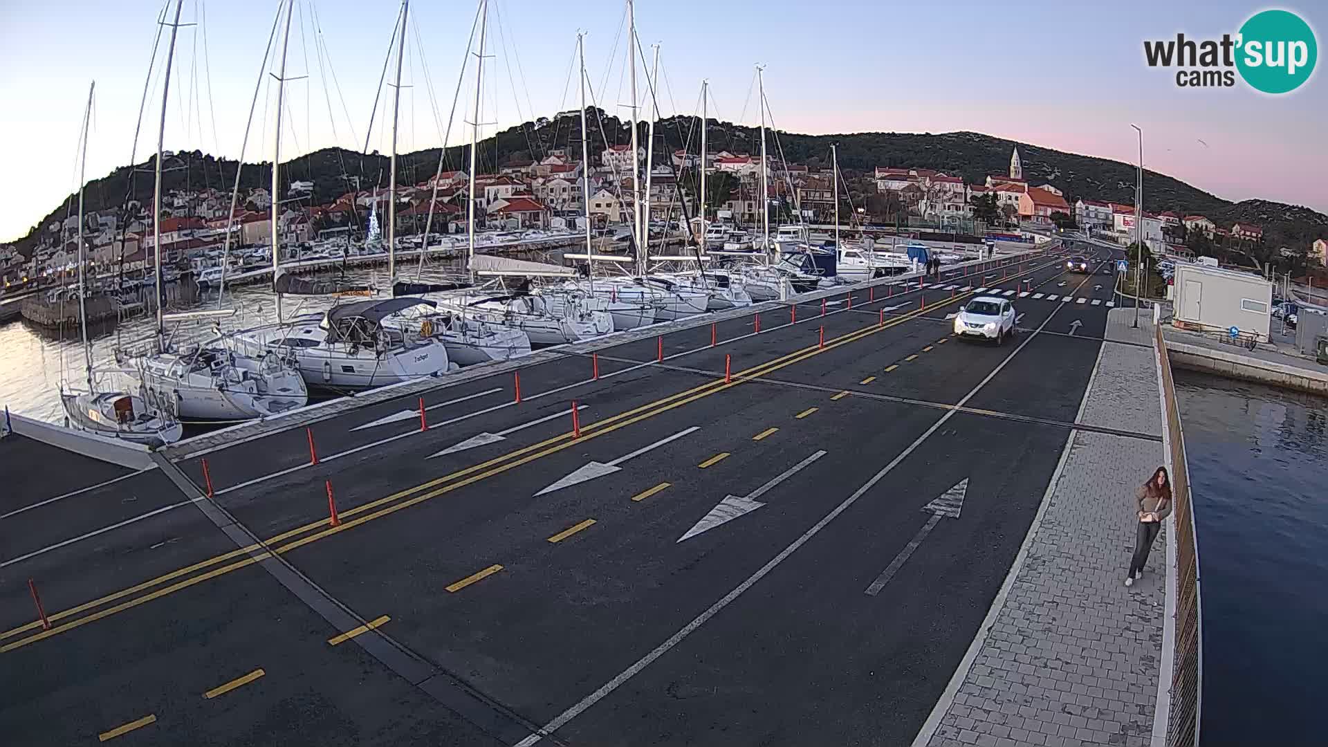 Dalmatie Tkon Traversier – webcams Croatie