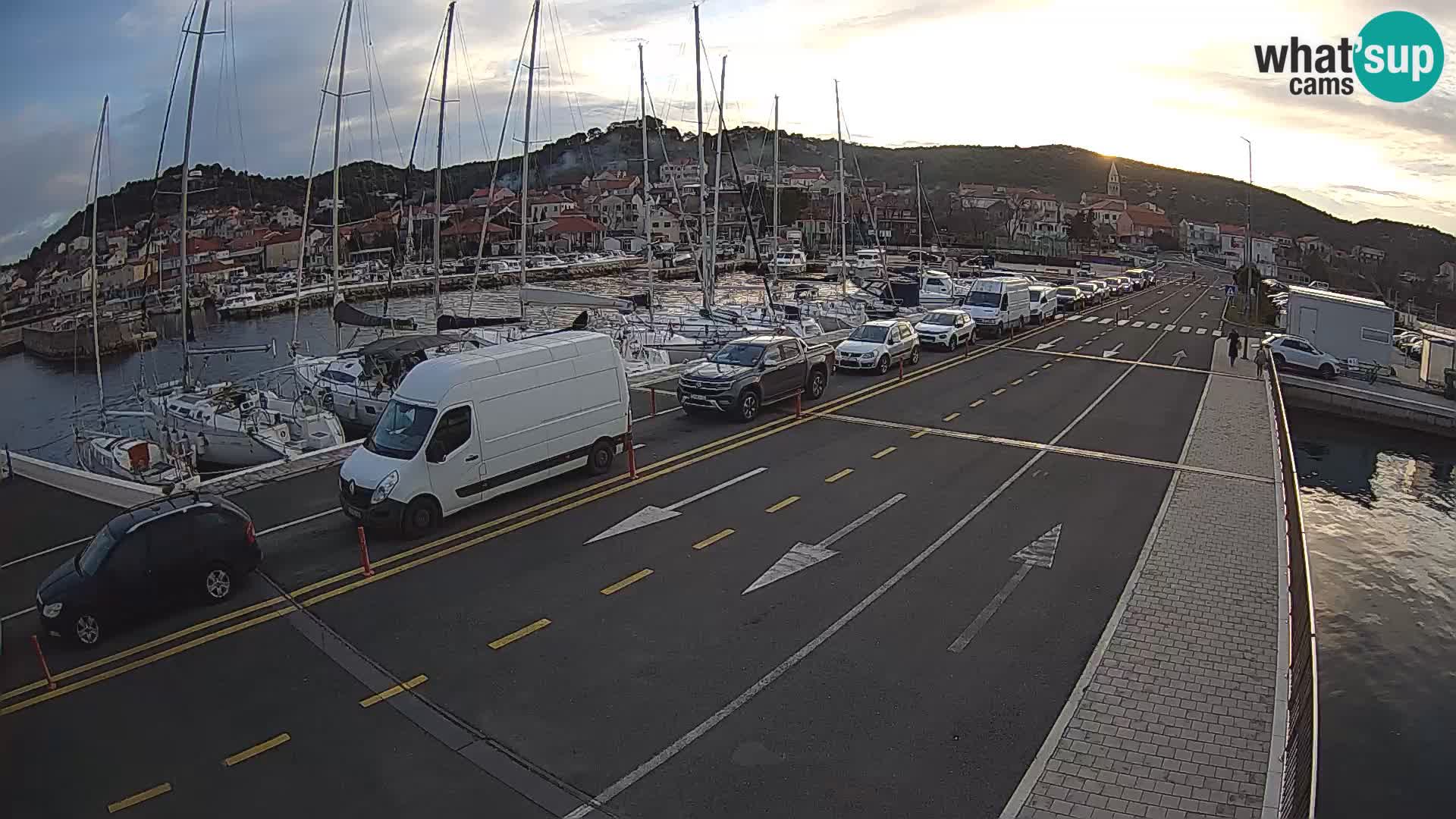 Dalmacia Tkon Transportar- webcams Croacia