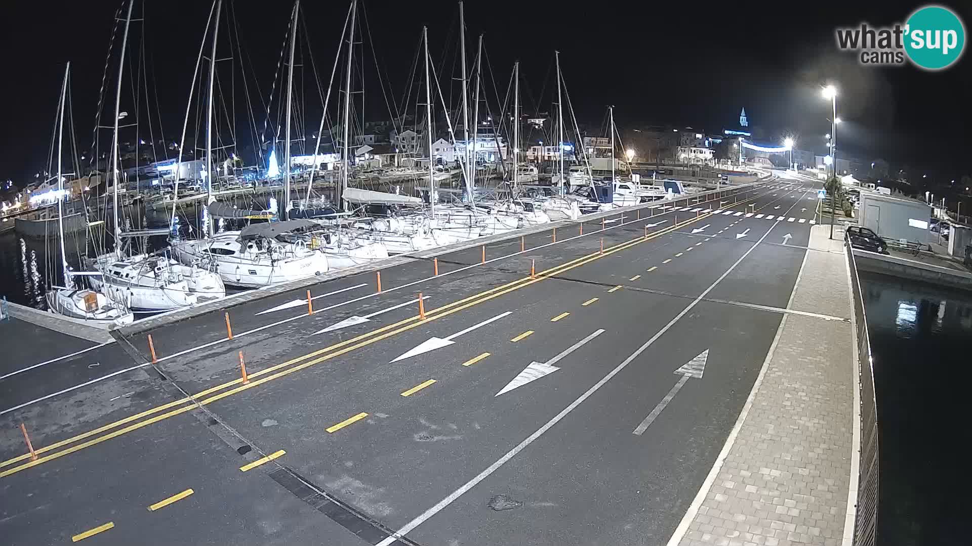 Dalmatie Tkon Traversier – webcams Croatie