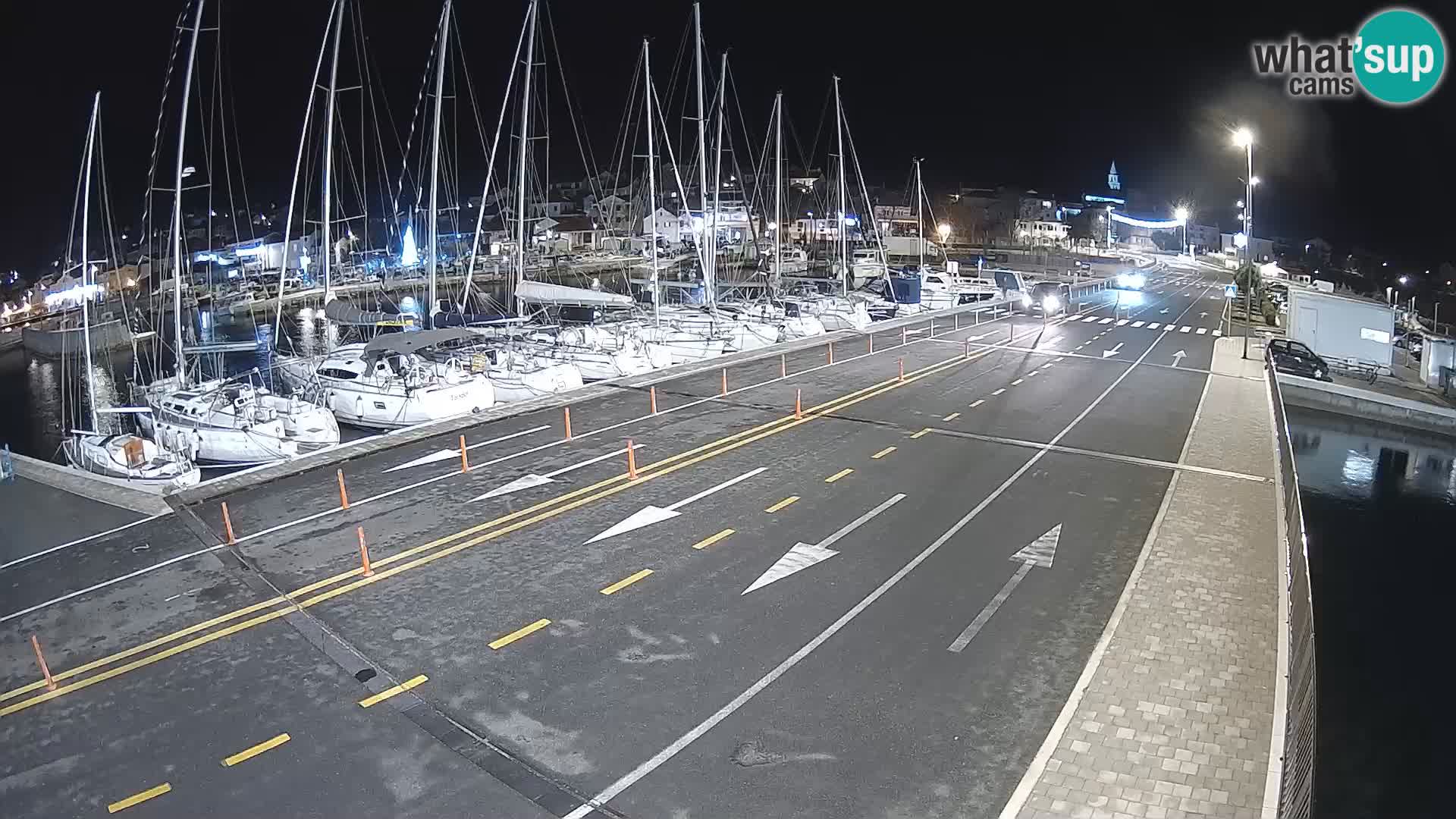 Dalmatie Tkon Traversier – webcams Croatie