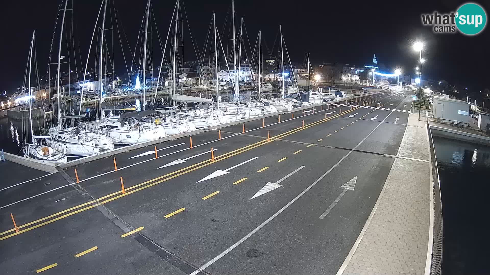 Dalmatie Tkon Traversier – webcams Croatie